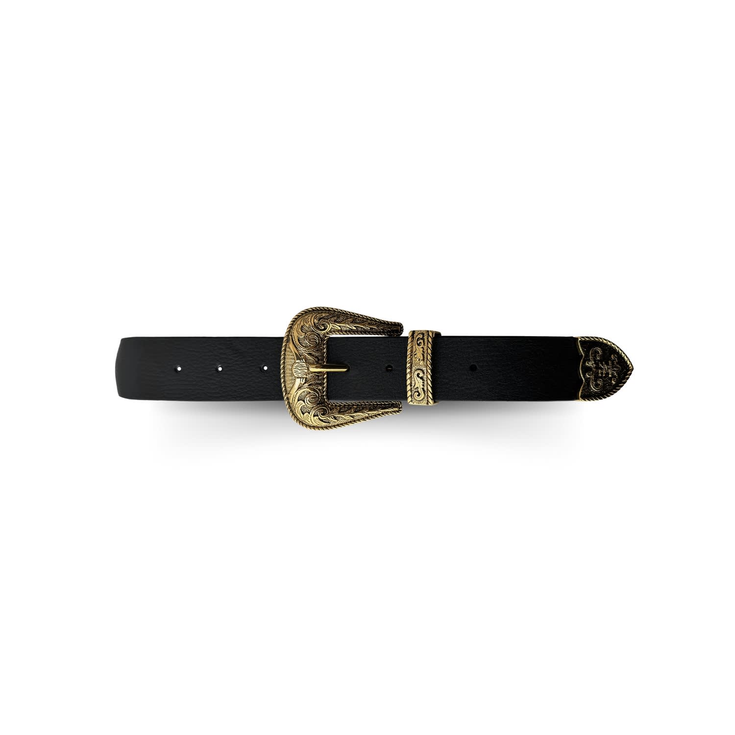 Western Belt Black Gold | Indigolush | Wolf & Badger Western Belt Black Gold | Indigolush | Wolf & Badger