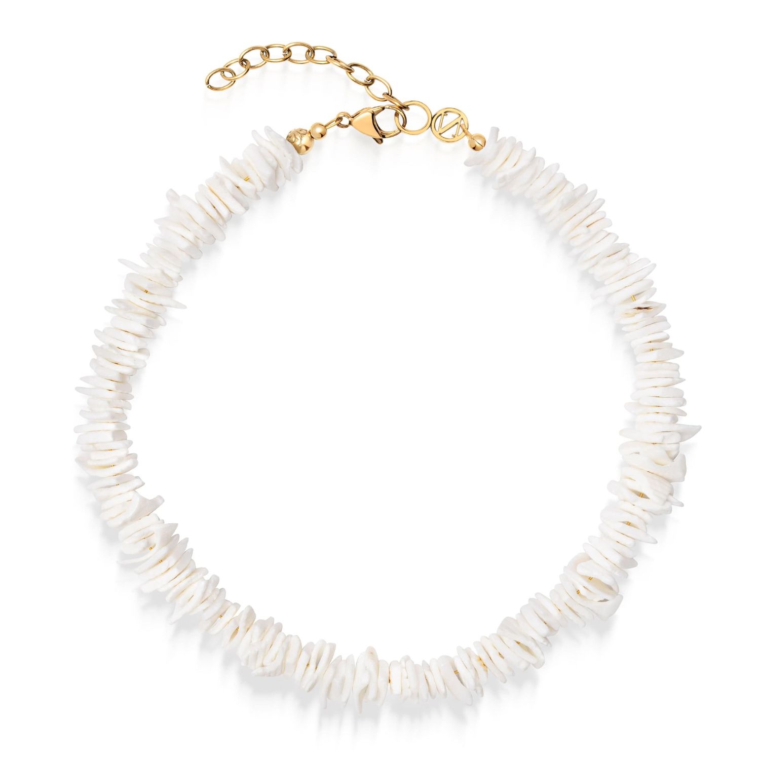 Puka Shell Choker Nialaya Wolf Badger