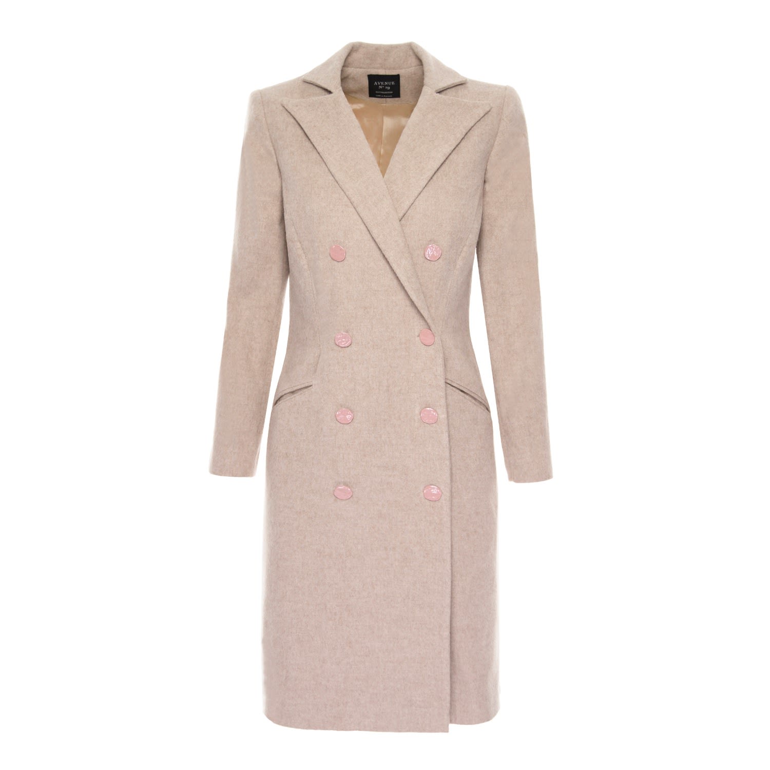Wool Chester Coat - Beige | AVENUE No.29 | Wolf & Badger Wool Chester Coat - Beige | AVENUE No.29 | Wolf & Badger