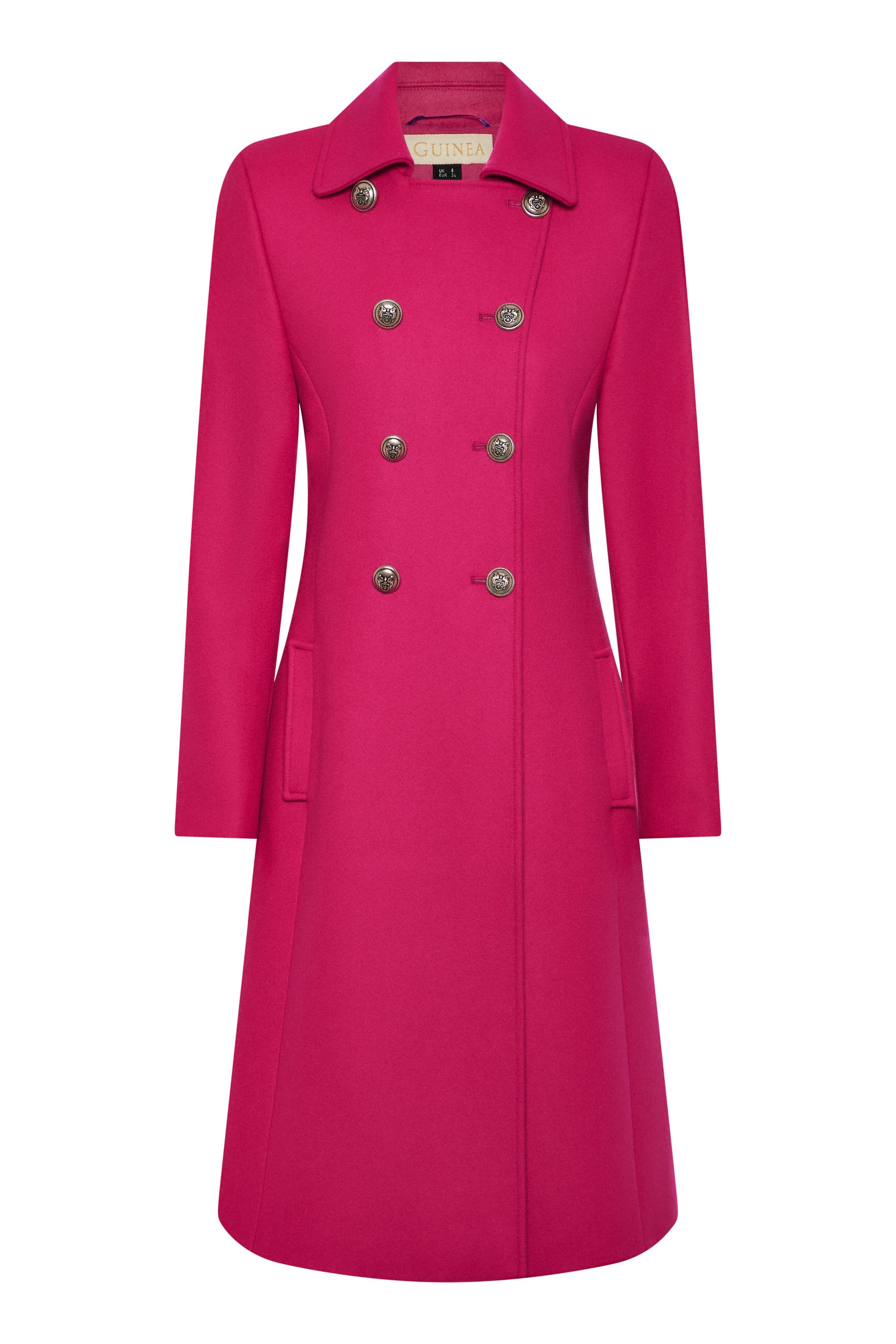 Double breasted military coat womens top