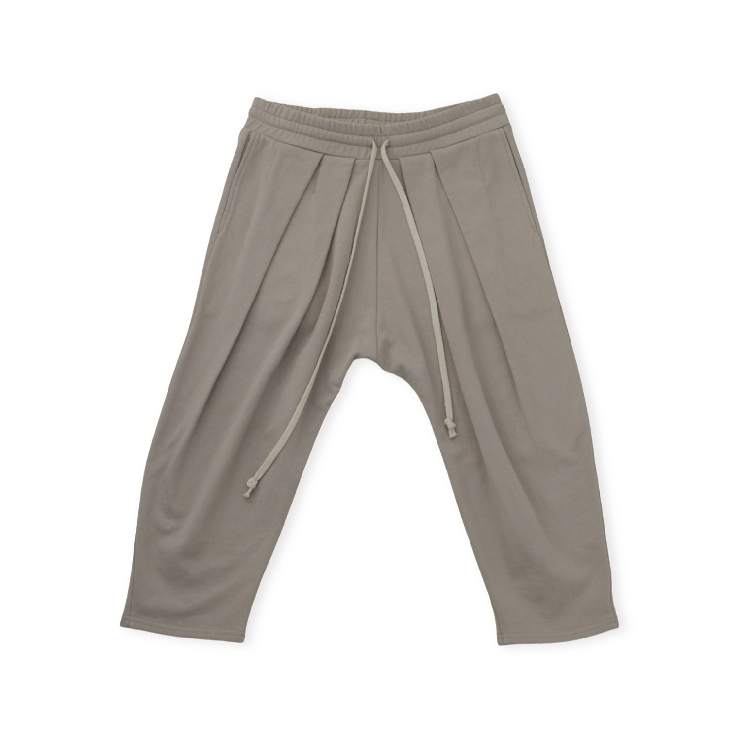 Double Pleated Sweatpants -Stone Grey | Bradford Row | Wolf & Badger