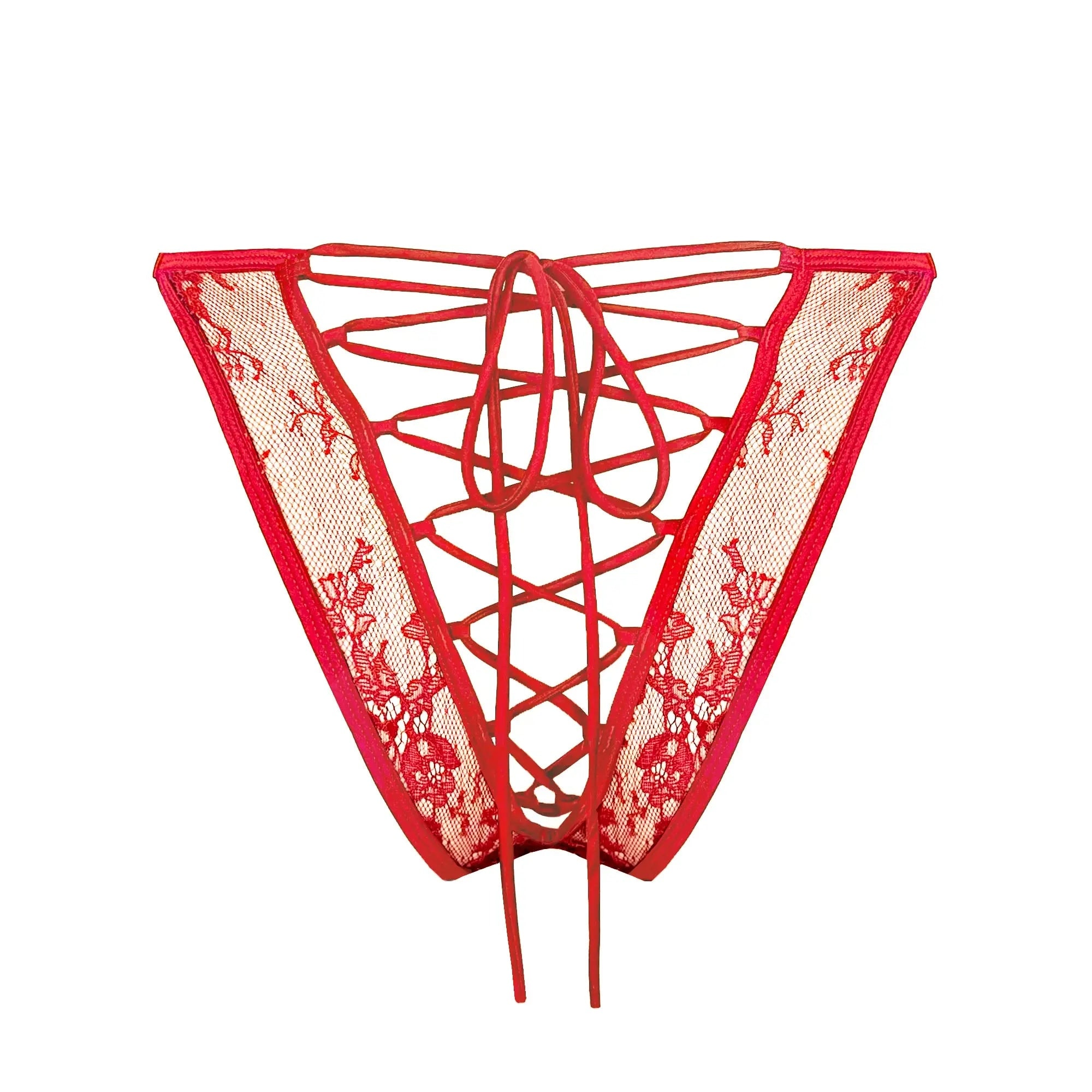 Monique Morin Lingerie Women's Moonstruck Bikini Fire Red In Red