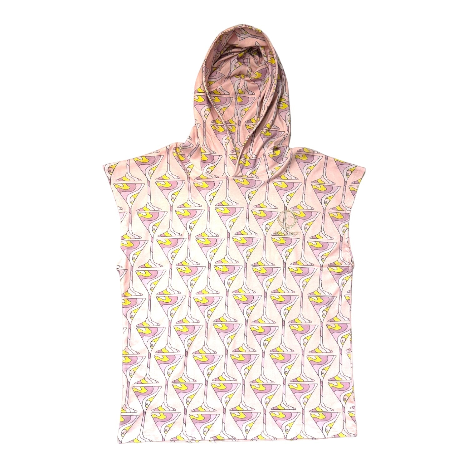 Julia Clancey Women's Pink / Purple Unisex Pink Martini Hoodie Organic T- Shirt In Pink