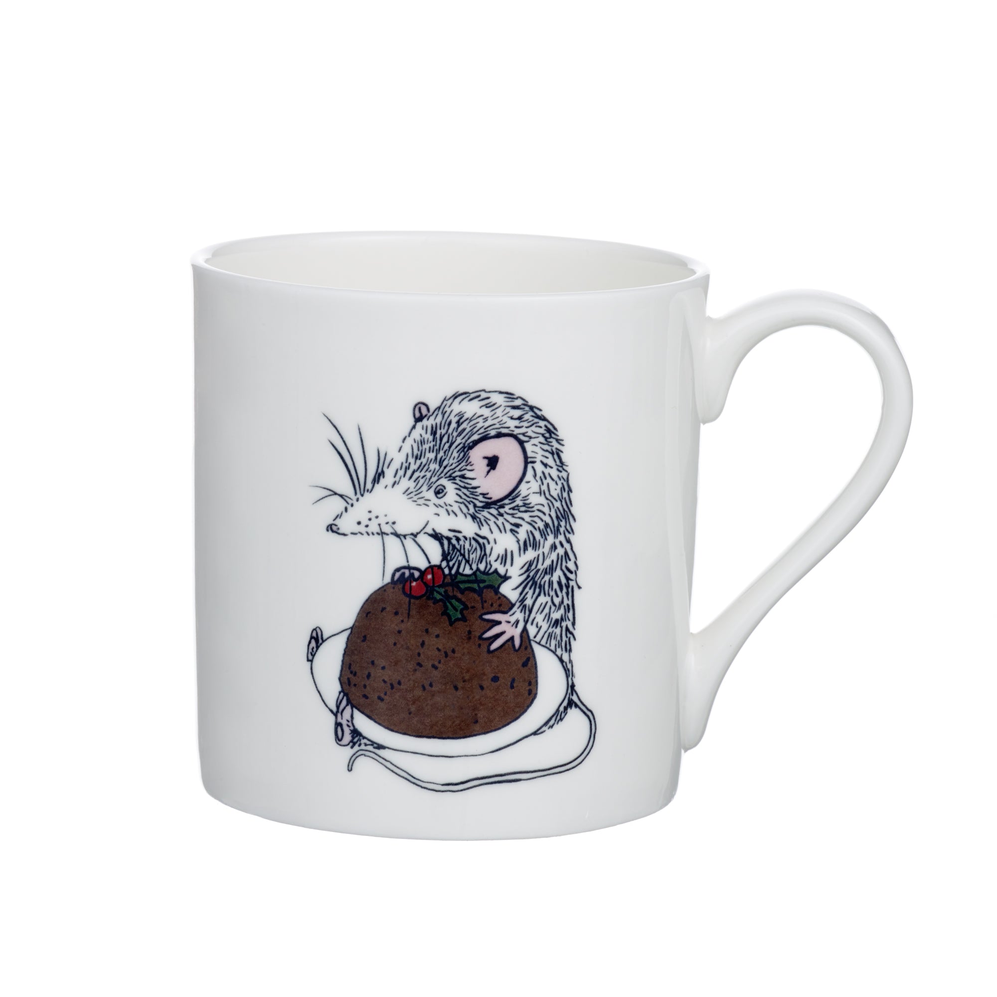 Jimbobart X  Alphabet Of Snacking Animals Mug In White
