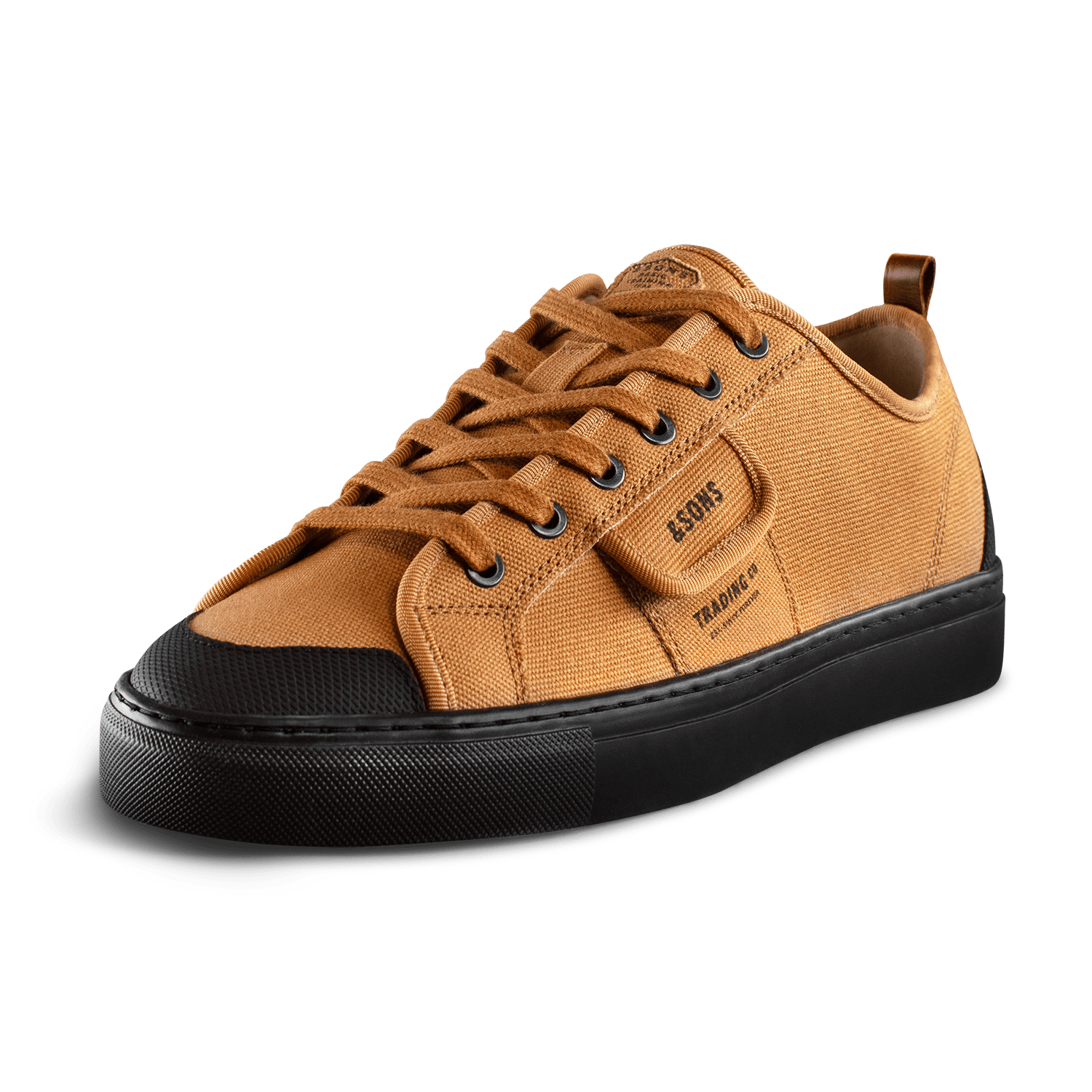&sons Trading Co Men's Black / Brown Baseline Tan Low Top