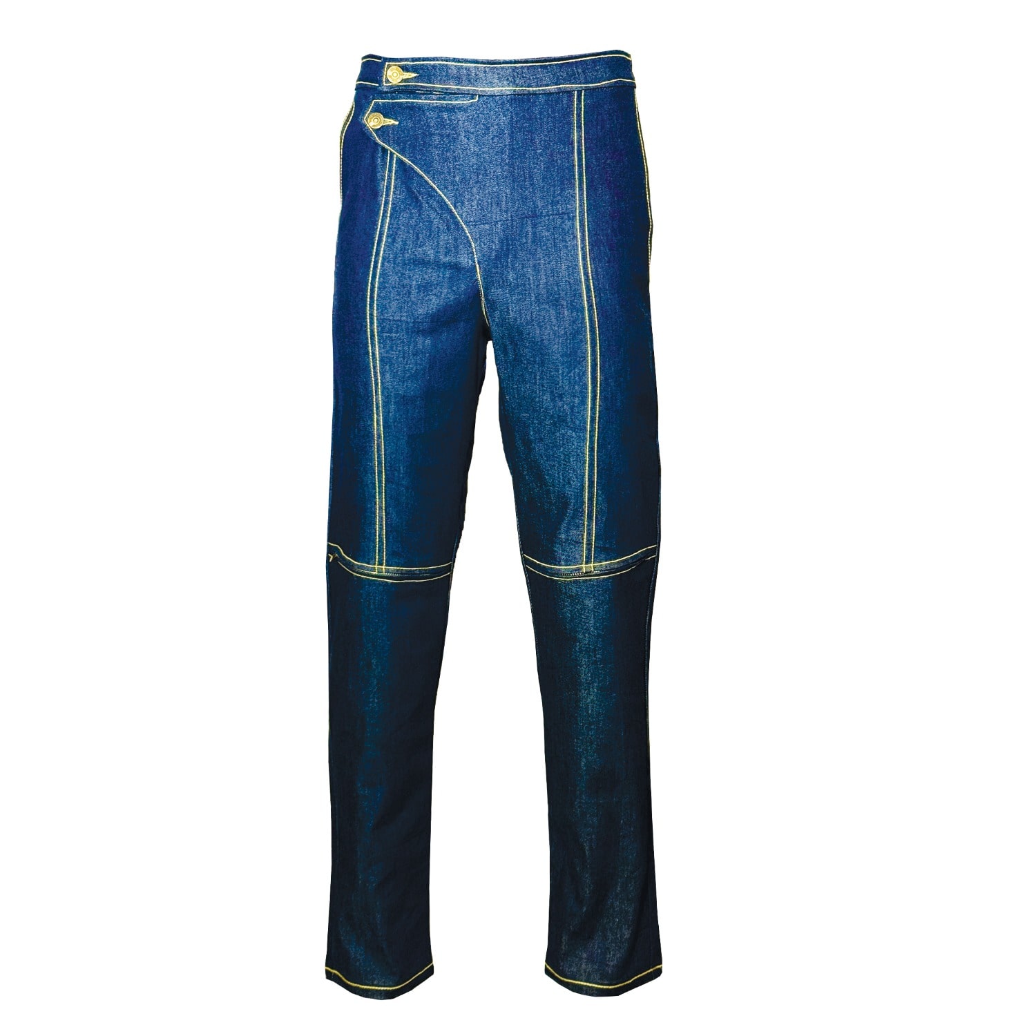 Chuks Collins Men's Blue Stylish Unisex Denim Limited Edition -  Diffusion Collection - Tasou - The A