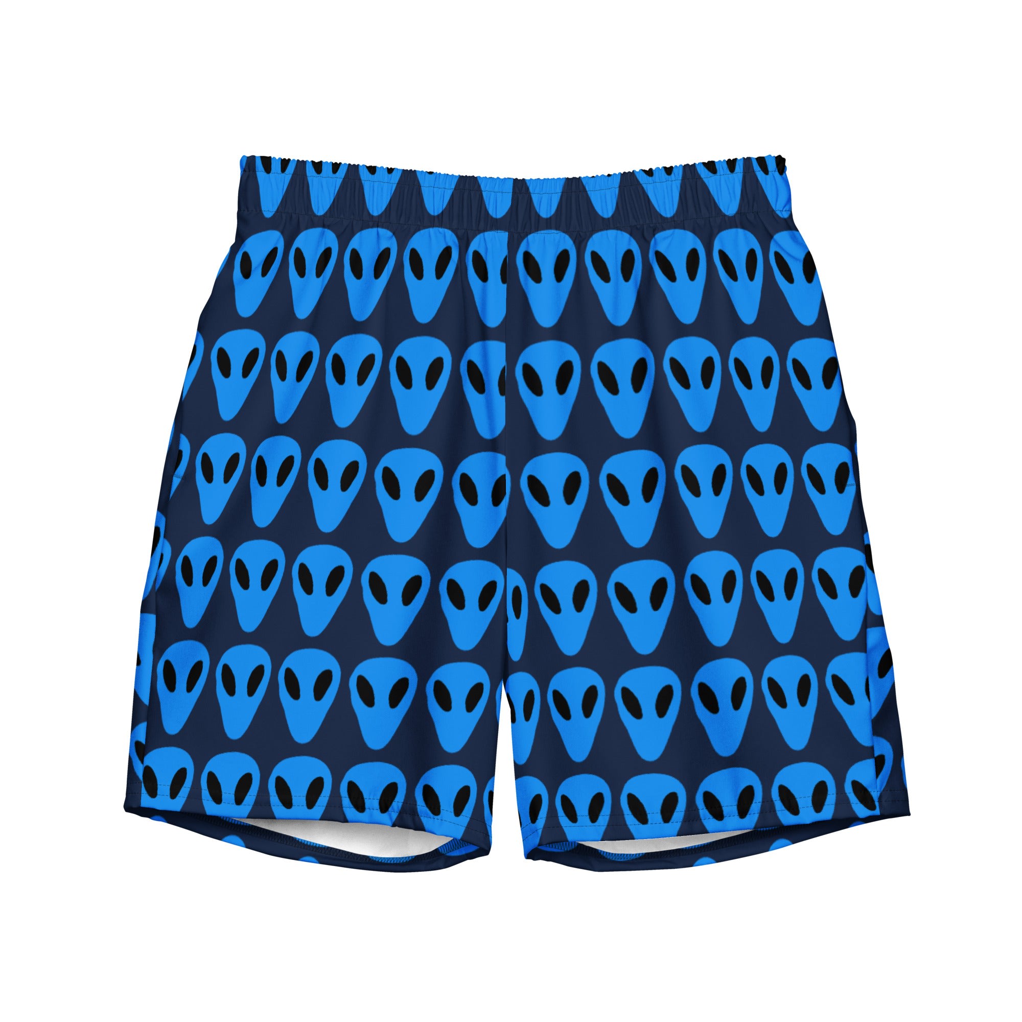 Blue / Black Blue Alien Men’s Swim Trunks Medium Formula S7