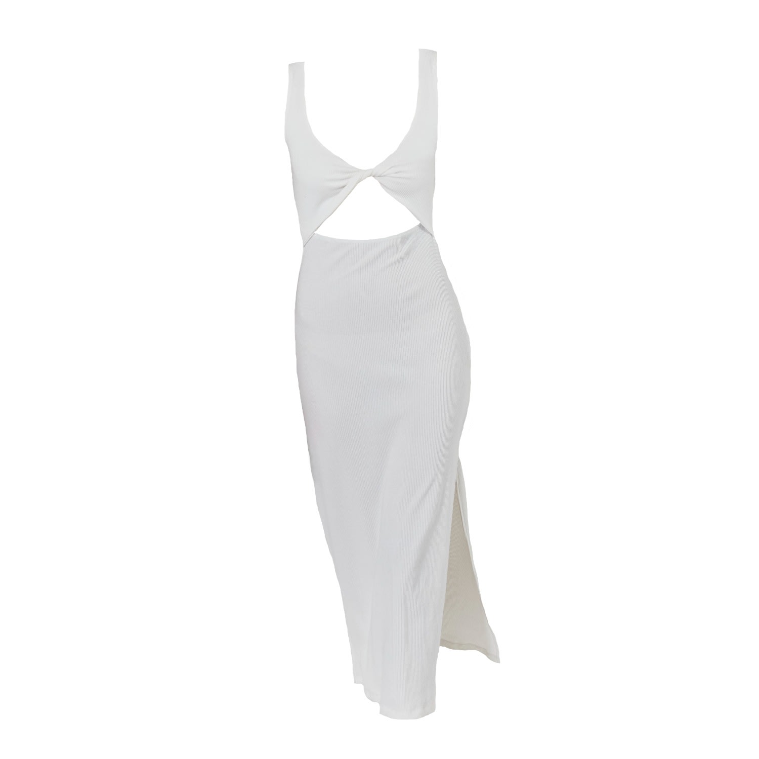 Lezat Krista Twist Dress In White