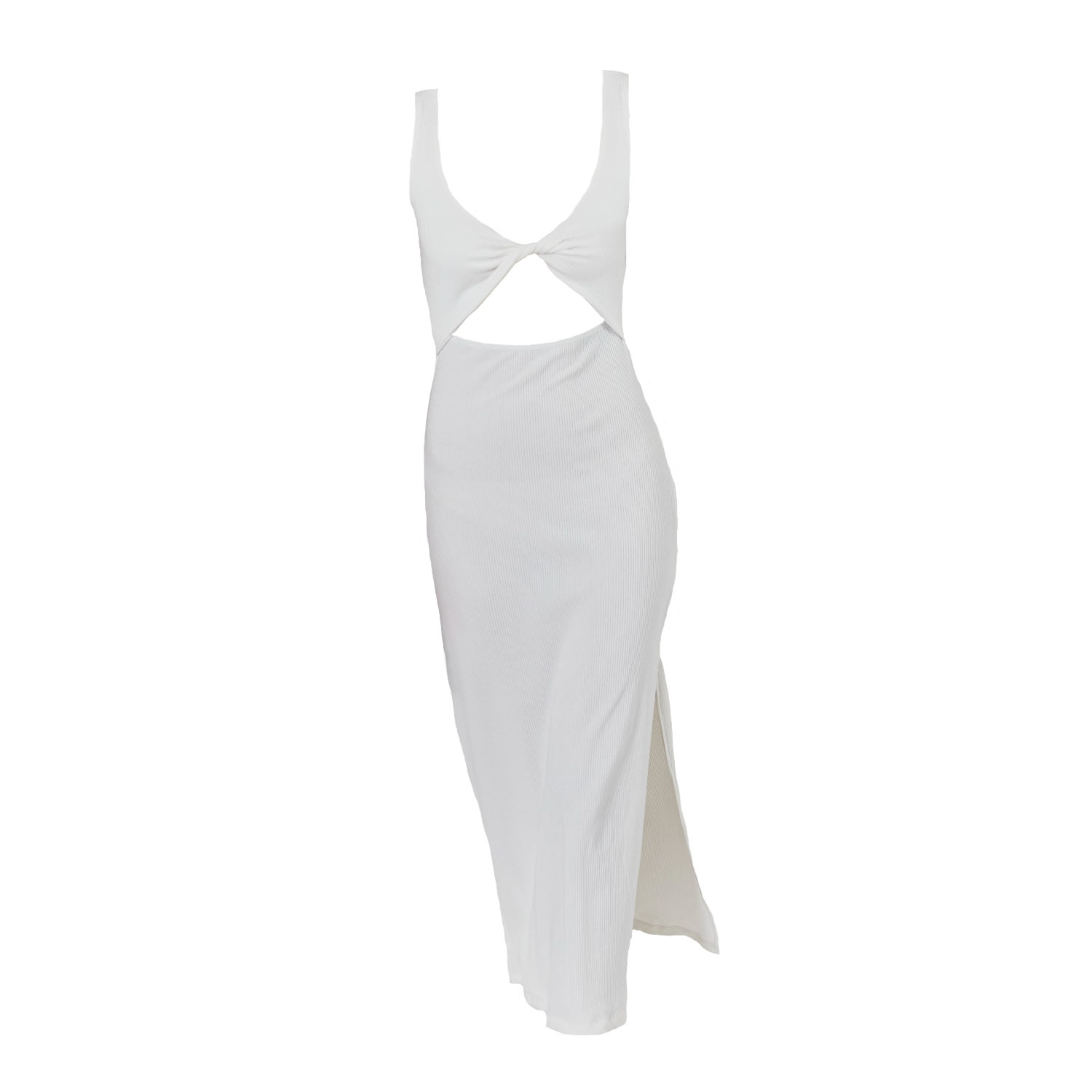 Women’s Krista Twist Dress - Ivory Extra Large Lezat