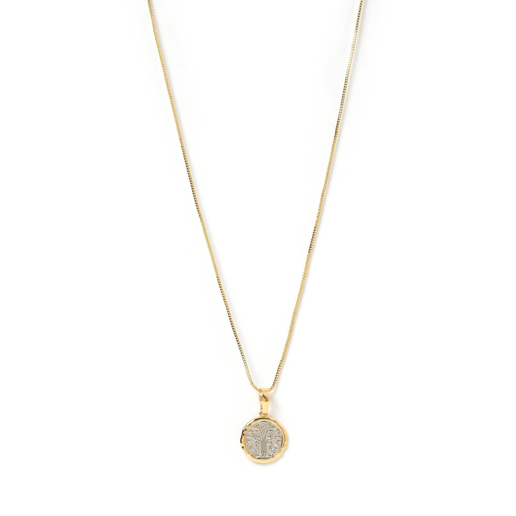 Arms Of Eve Women's Gold / Silver Piccolo Two Tone Charm Necklace In Multi