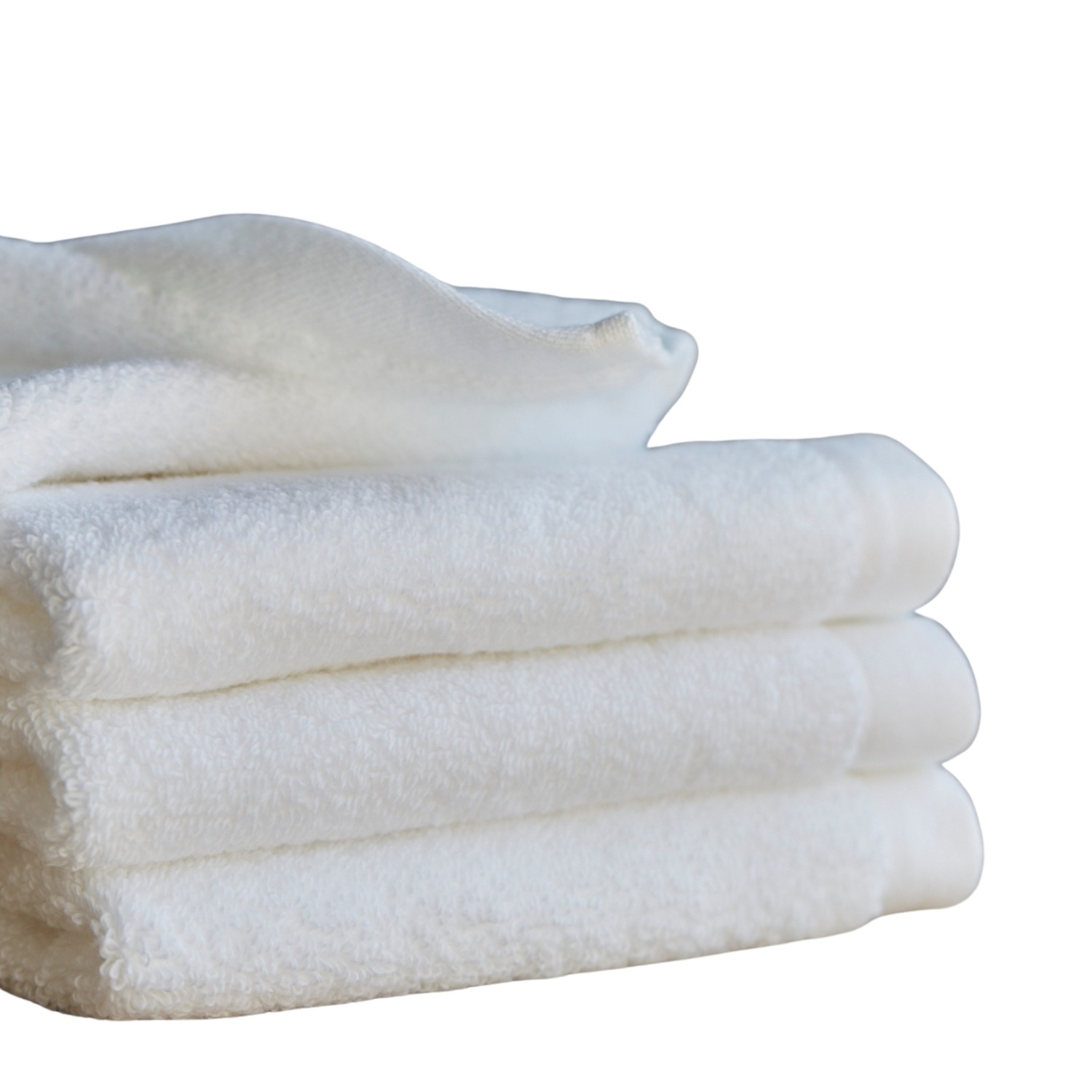 London & Avalon White Signature Luxurious & Fluffy Hand Towel In White