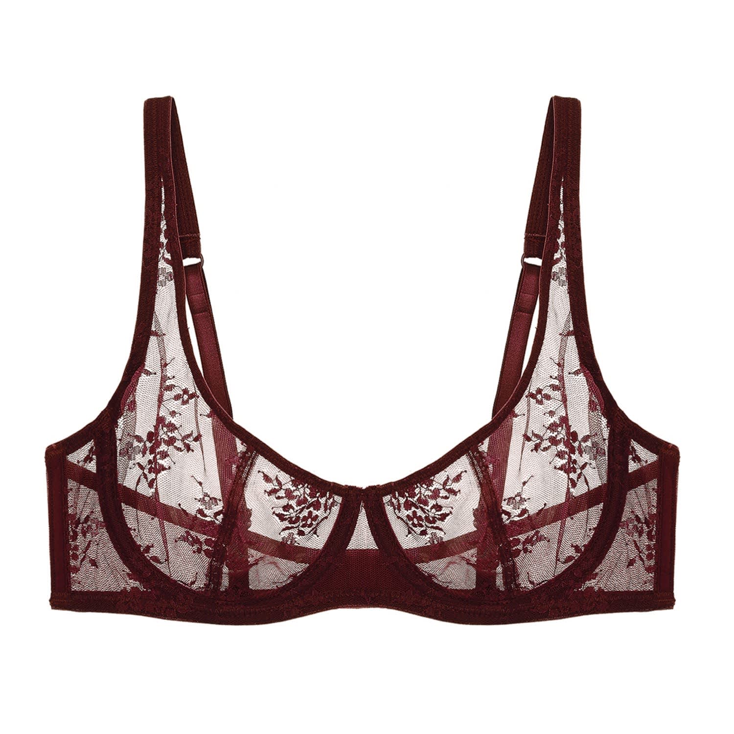 JOURNELLE WOMEN'S BROWN ROMY DEMI BRA MARRON