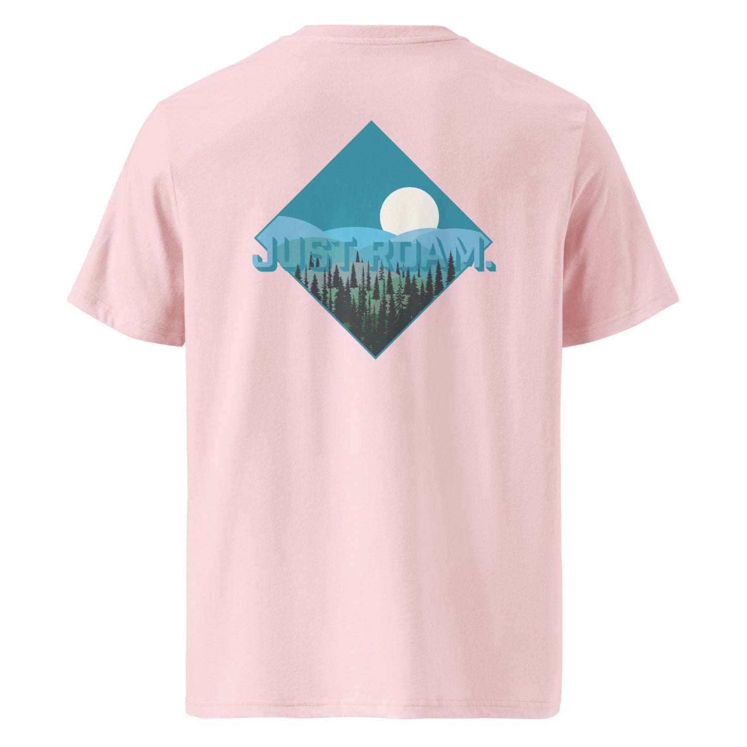 Anchor & Crew Pink / Purple Cotton Pink Just Roam. Seeker Organic Cotton T-shirt - Women In Pink/purple