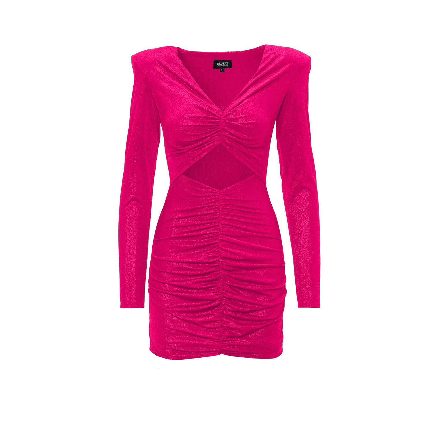 Curvy Butter Soft Pocket Dress In Fuchsia