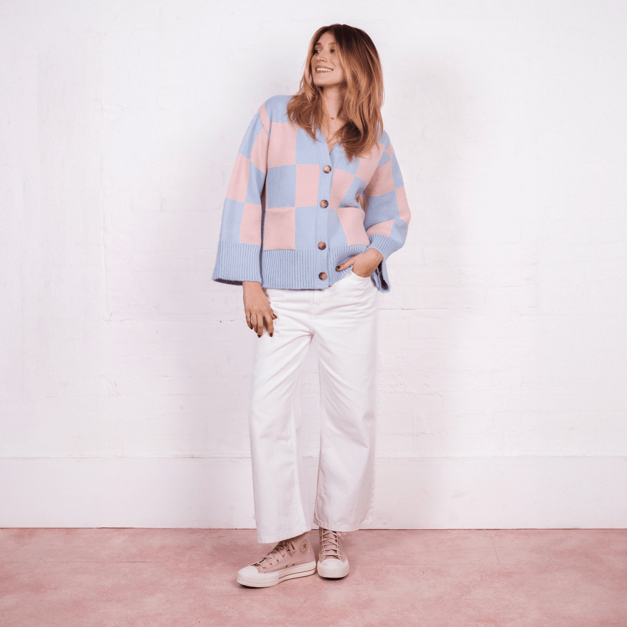 カーディガン Bouncy Check Knit Pullover 2026年最新】bouncy check knit pulloverの人気アイテム - メルカリ