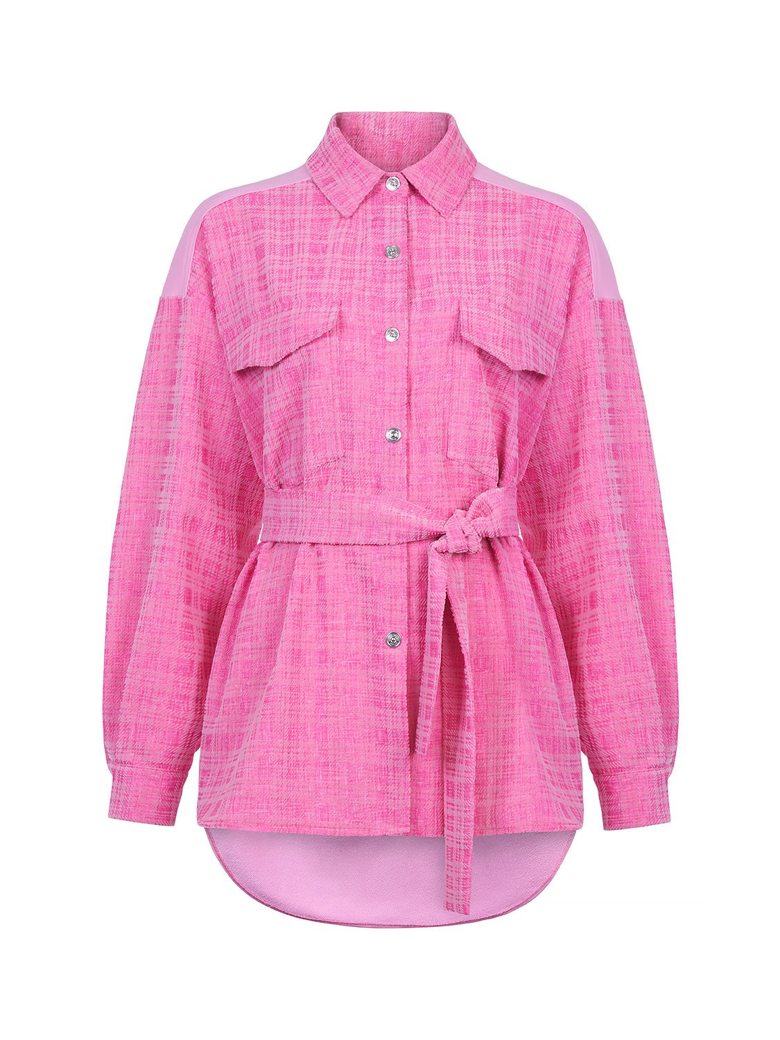 Nocturne Women's Pink / Purple Oversized Jacket