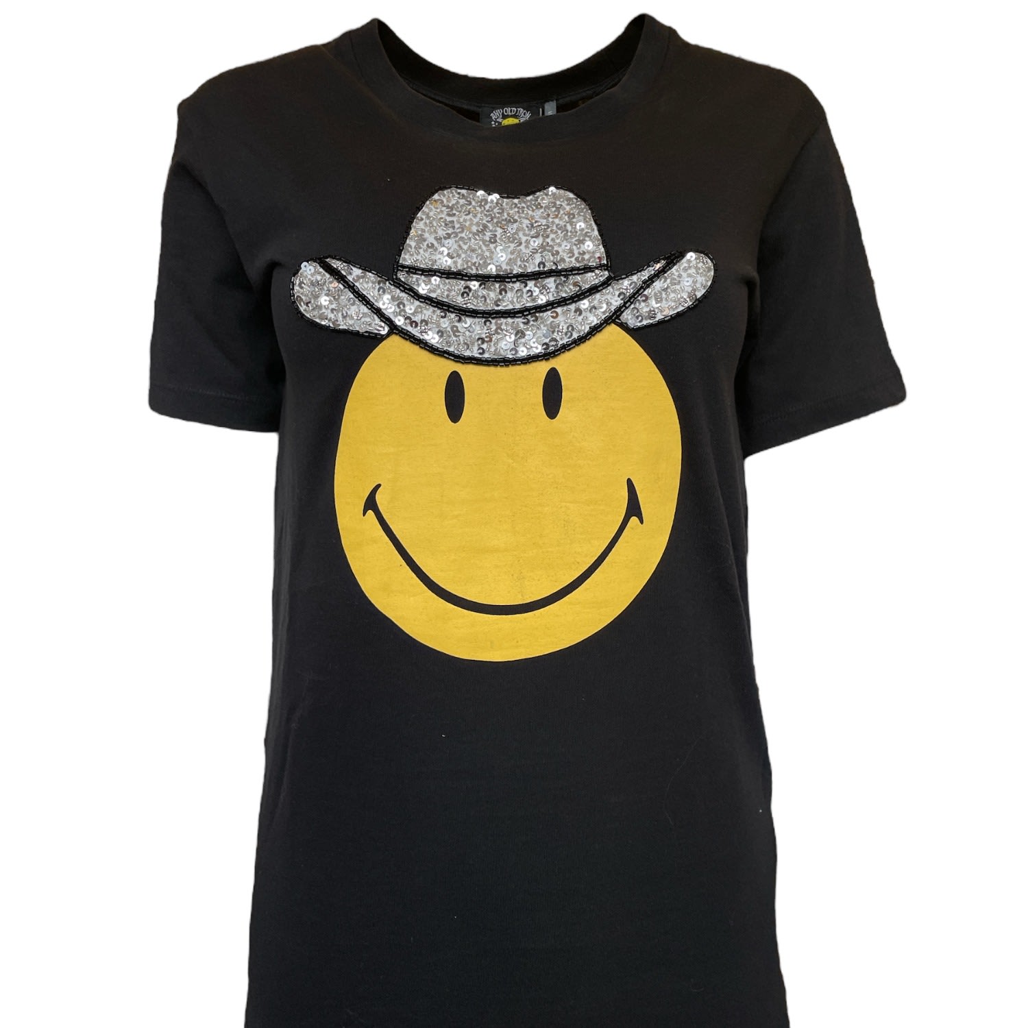 Any Old Iron Women's Black / Yellow / Orange  X Smiley Cowboy T-shirt