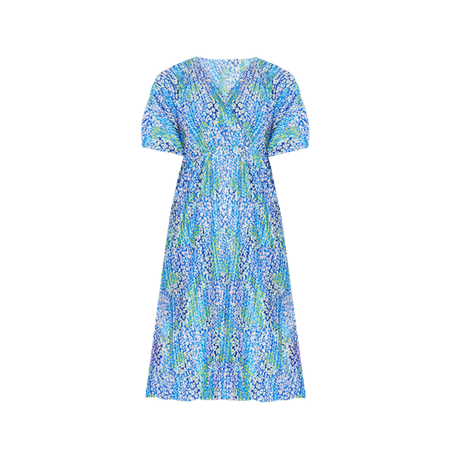 Women’s Blue Luna Ditsy Floral Midi Dress - Multi Medium Chapter London