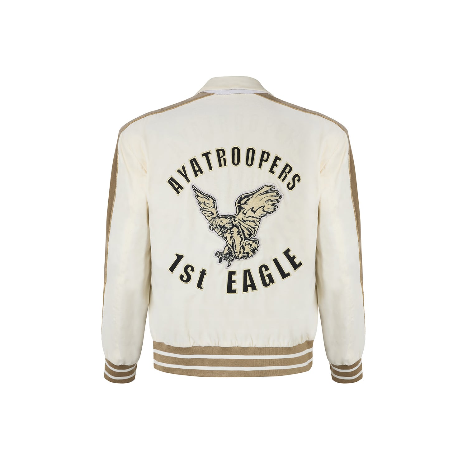 Aya Design Women's Classic Bombers Jacket Montana's White In Neutral