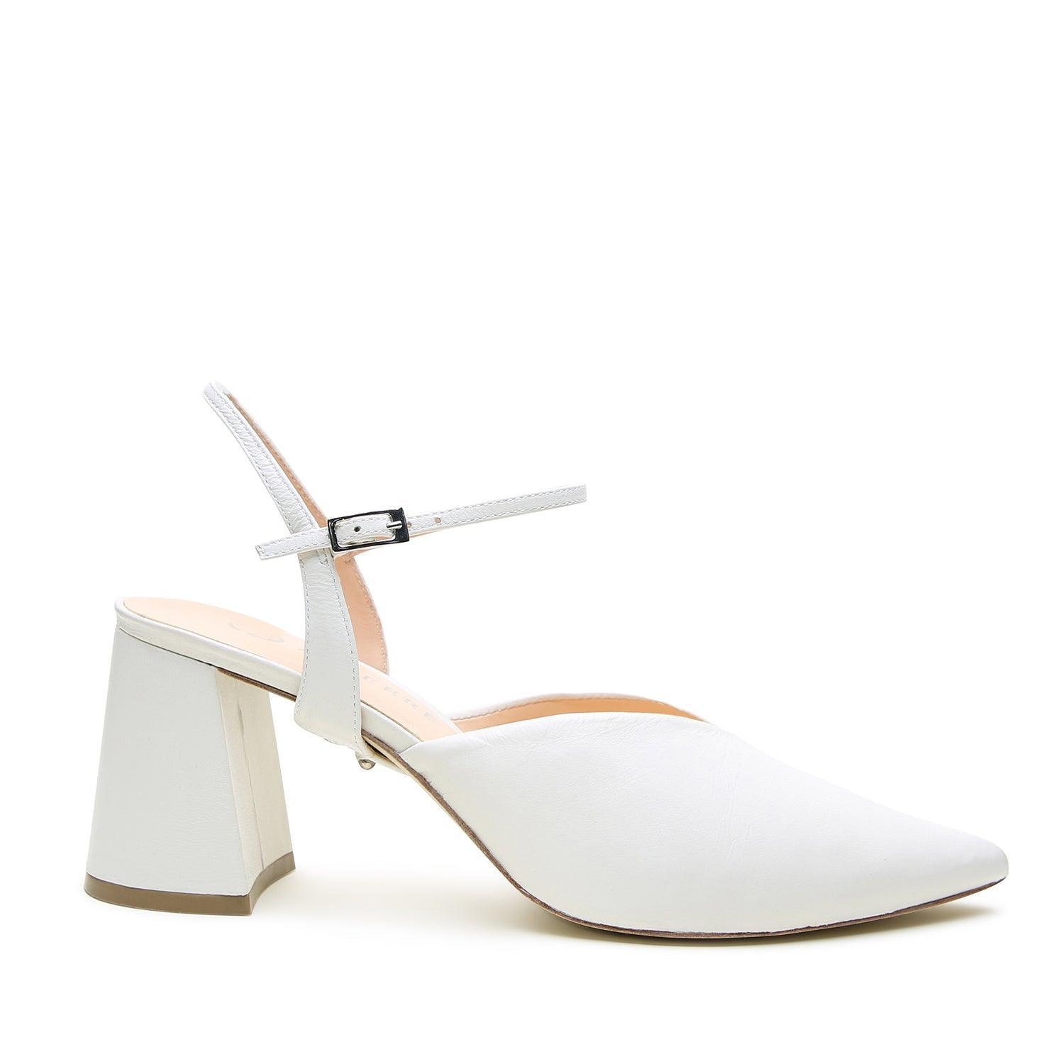 Alterre Women's White Amal V Mule In White