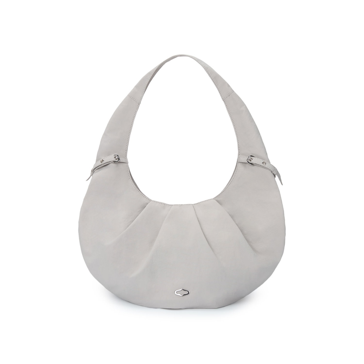 Oryany Women's Grey Croissant Shoulder Bag - Foggy In Grey