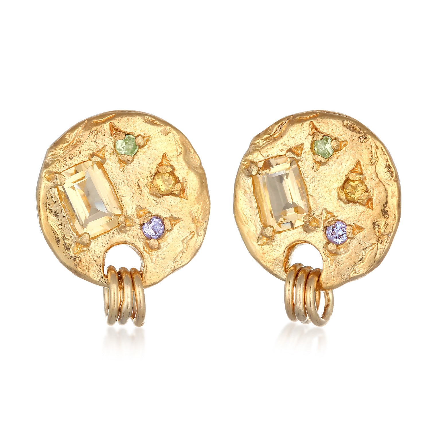 Women’s Gold Liza Earrings Haze & Glory