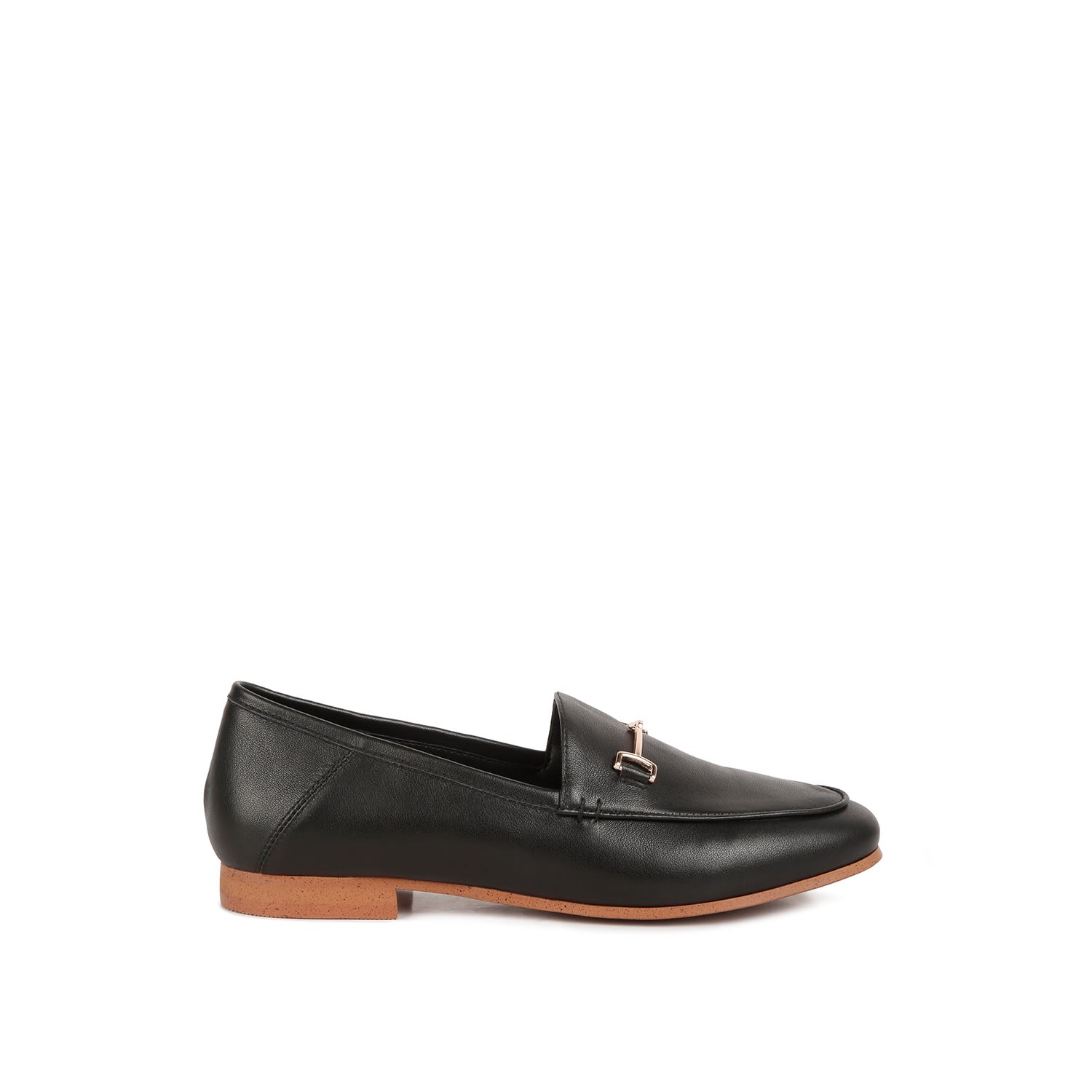 Shop Rag & Co Women's Dareth Horsebit Flat Heel Loafers In Black