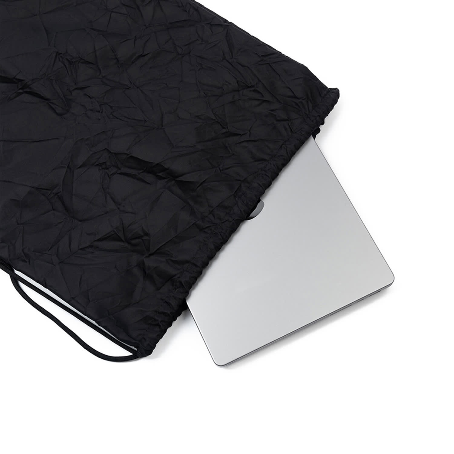 バックパック・リュック HAHARCHIVE Waterloo drawstring bag crease black Waterloo Drawstring Bag (Crease Black) - HAH ARCHIVE | 60