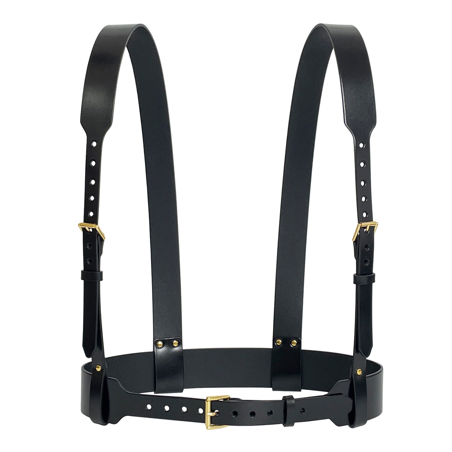 Haute Cuir Women's Black Ceremony Leather Harness