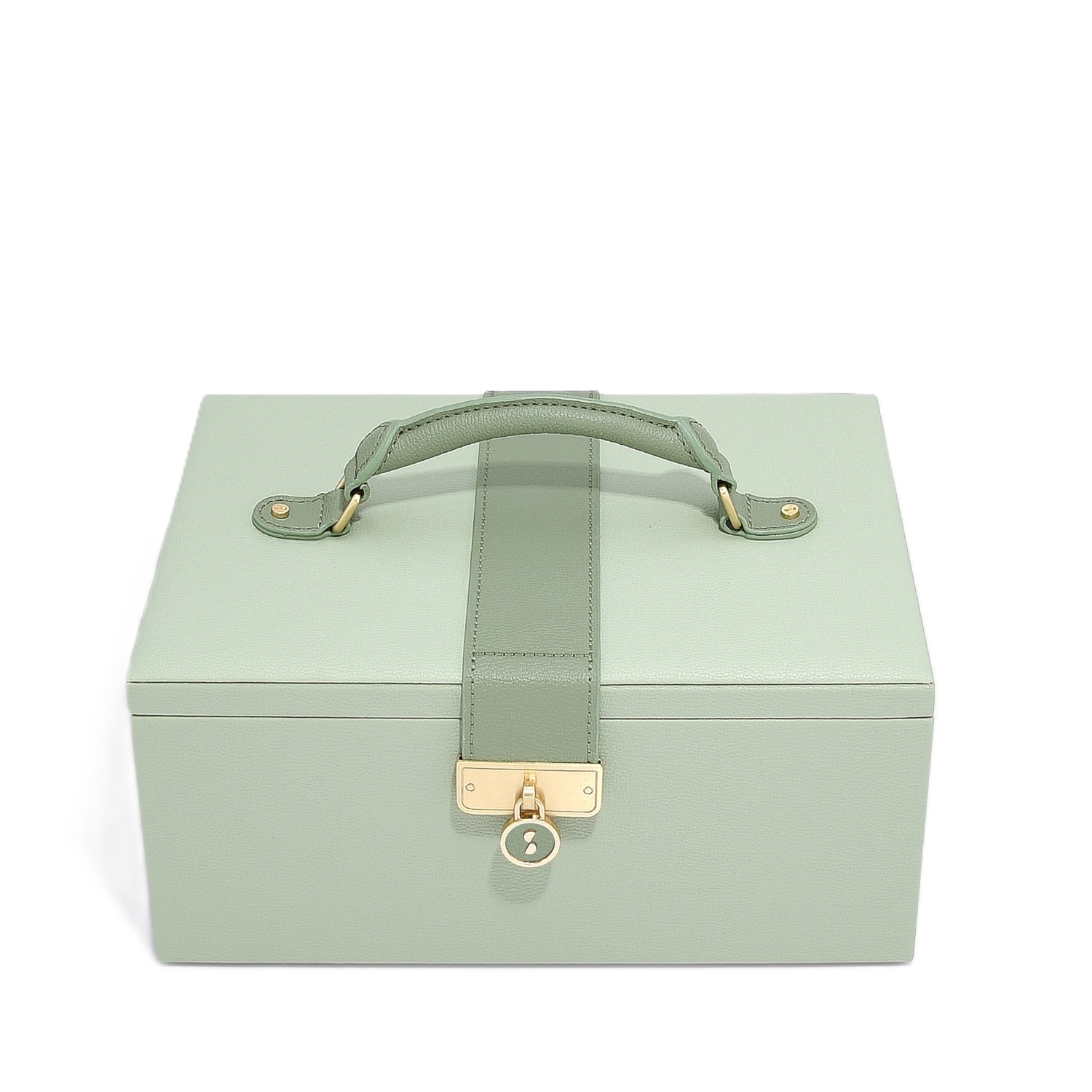 Stackers Women's  Sage Green Luxury Jewellery Box In Green