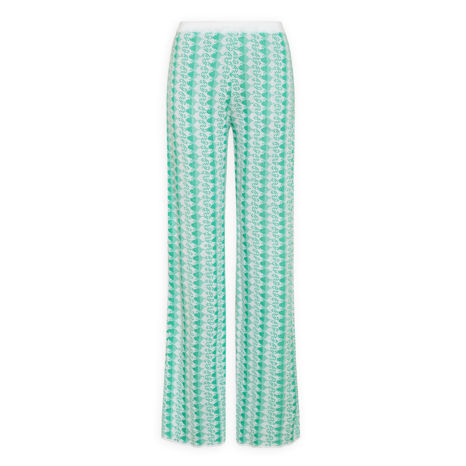 Pepper Vally Women's Green Trousers Long Stahi