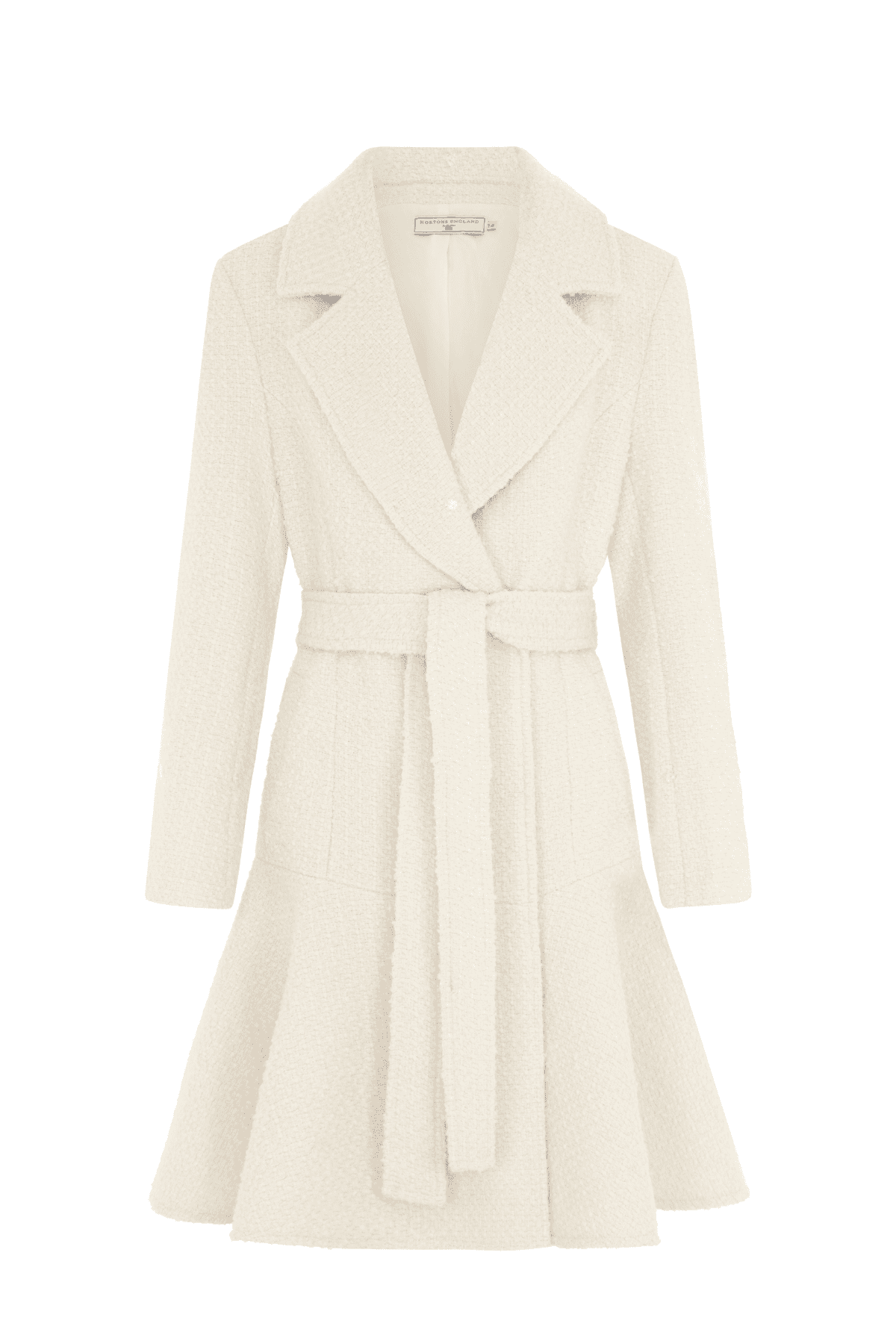 Wolf & Badger Exclusive Mini Westminster Coat White Tweed