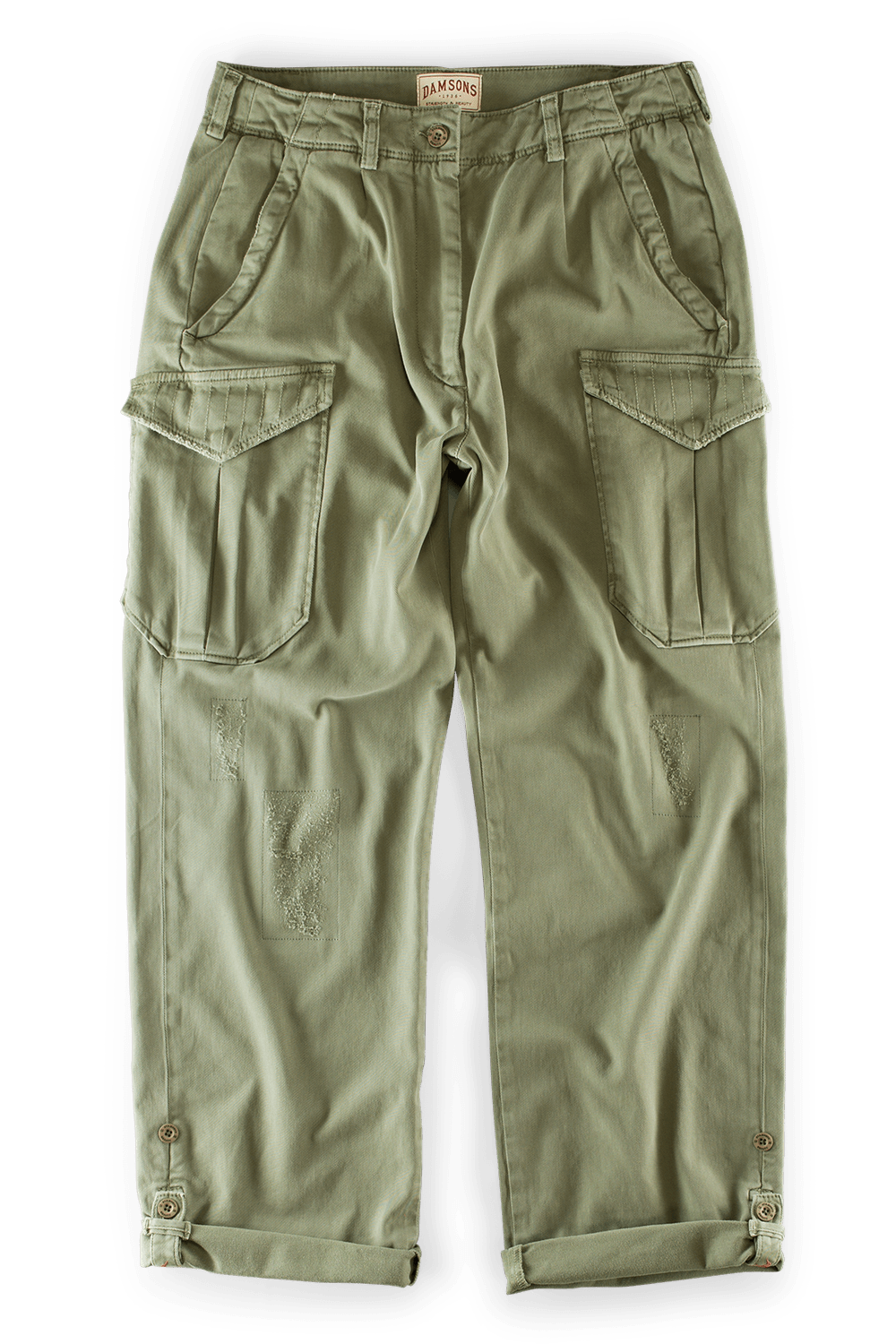 Women’s Damsons Combat Trousers Army Green L