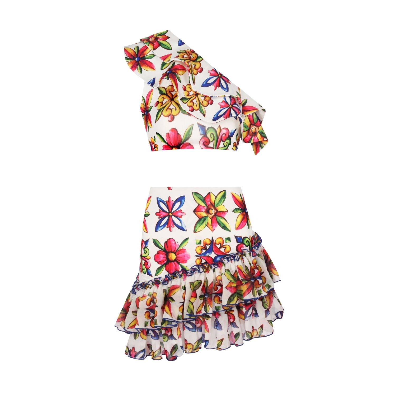 Nur Karaata Yellow / Orange / White Lia Lia Set