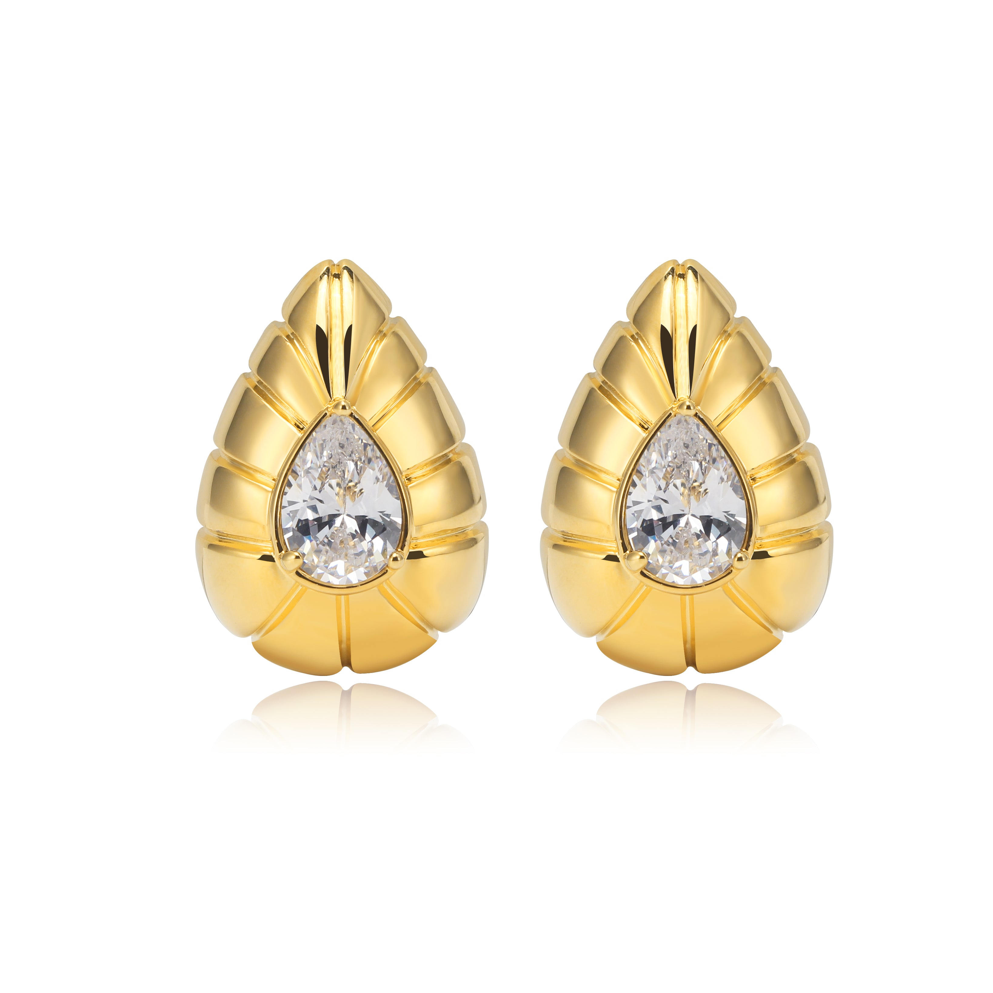 Zepplin The Label Women's Gold Solara Earrings