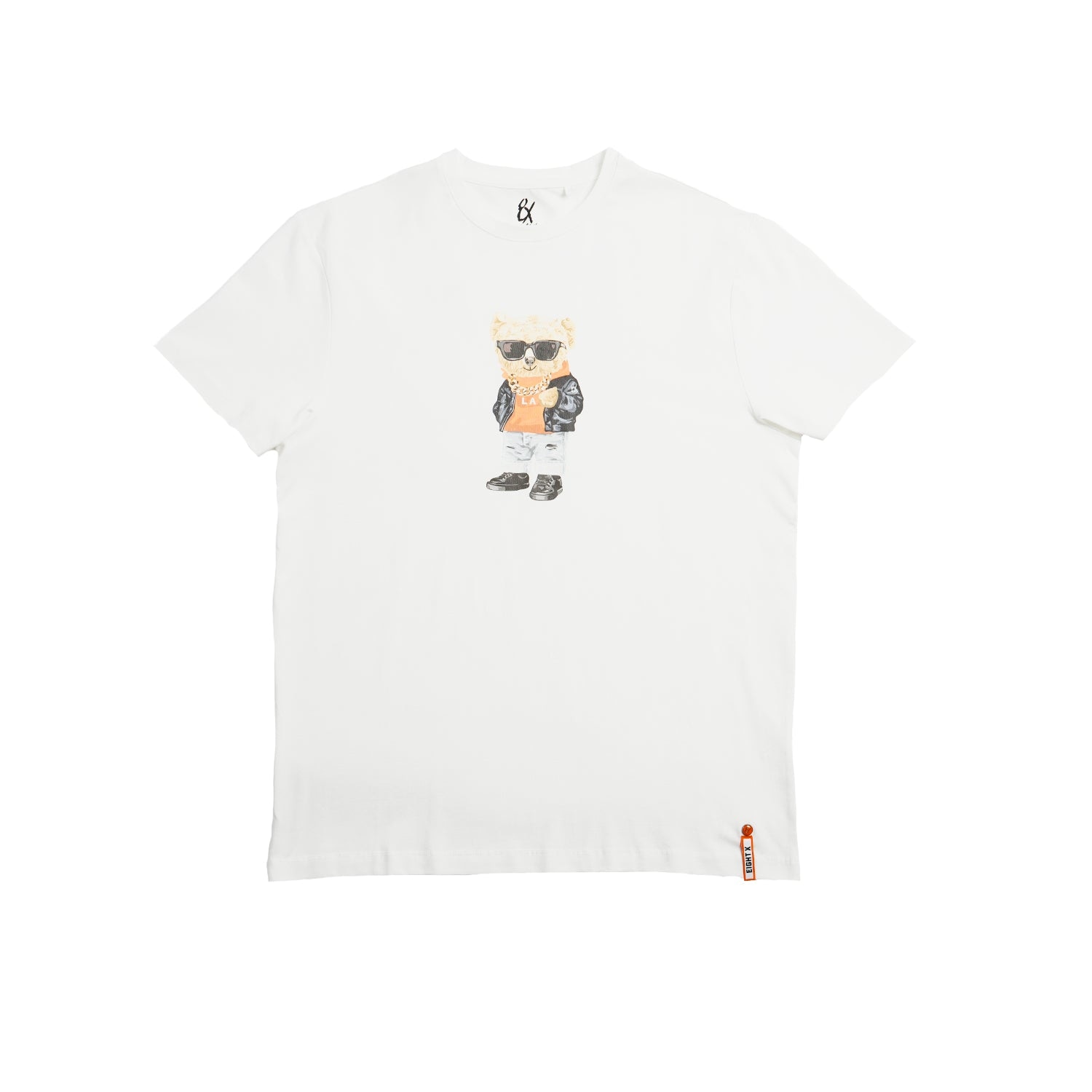 Eight X Men's Socal Icon Bear Graphic T-shirt - White In White