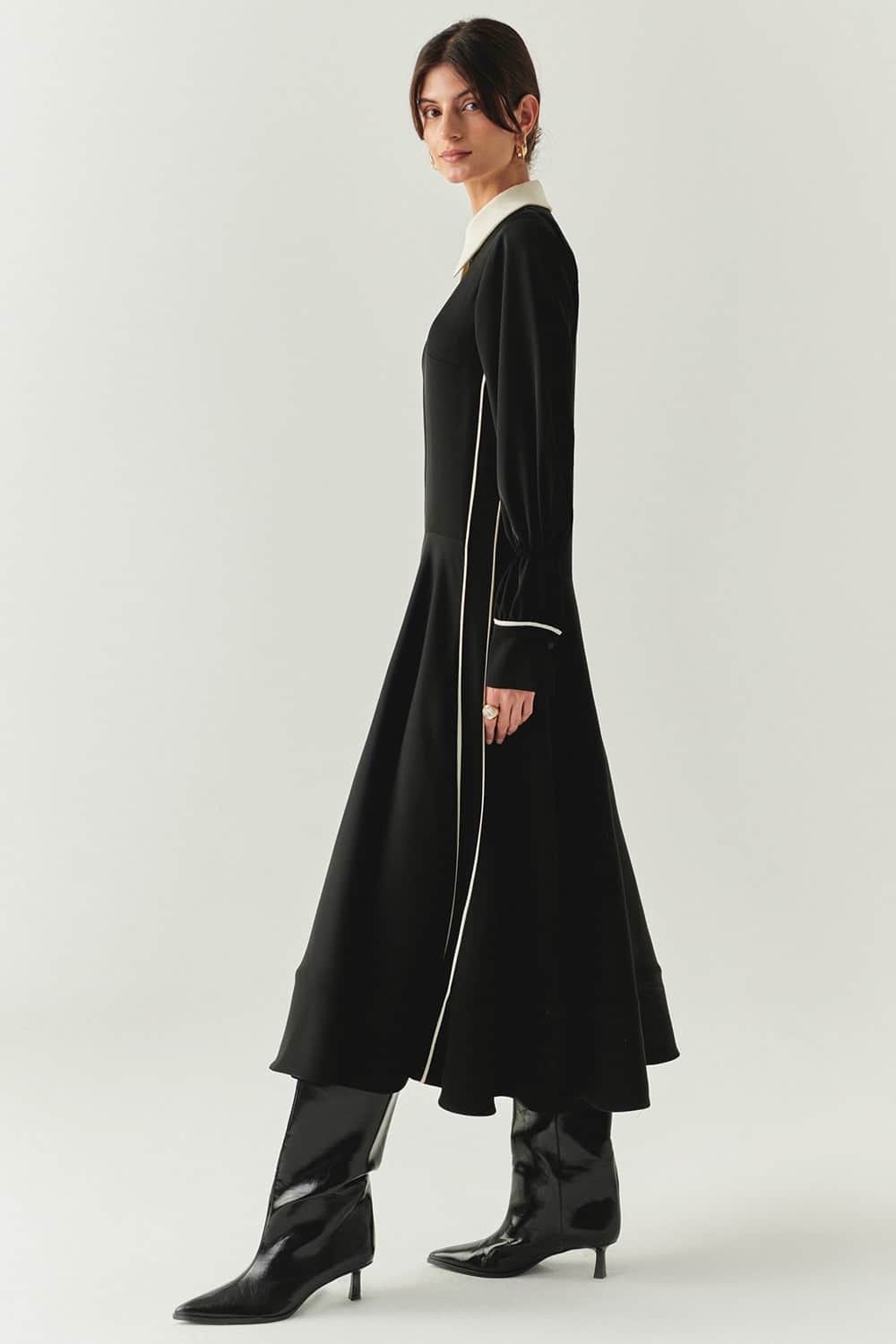 Exquise Journi Shirt Dress - Black