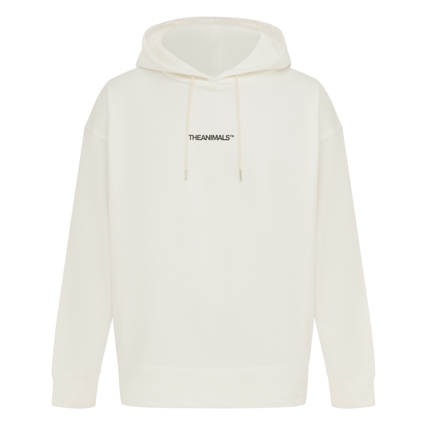 Women&rsquo;s White Unisex Hooded Logo Sweatshirt | Xs/S | Theanimals