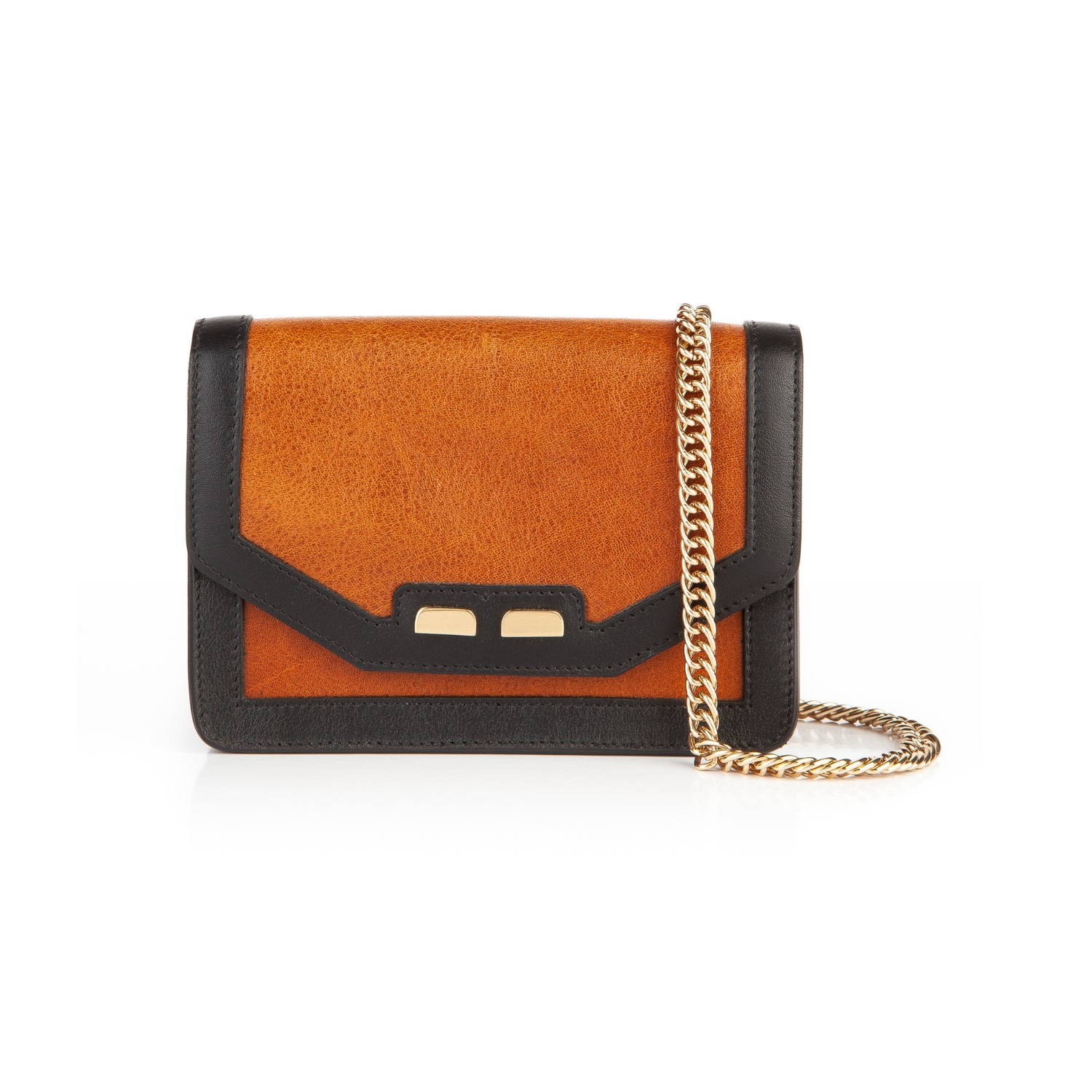 Women’s Brown / Black Samuel Bag In Buffalo & Black Trim Bene