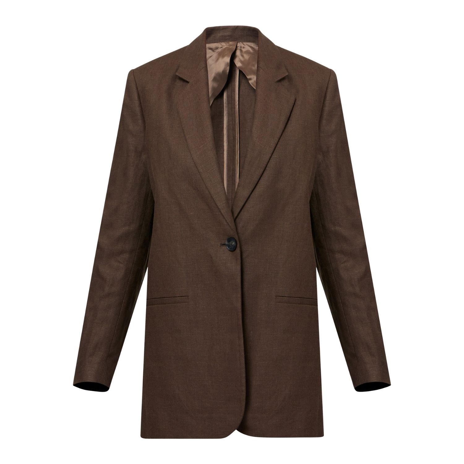 Women's Brown Cassie Sandlewood Jacket | Medium | Helen Mcalinden