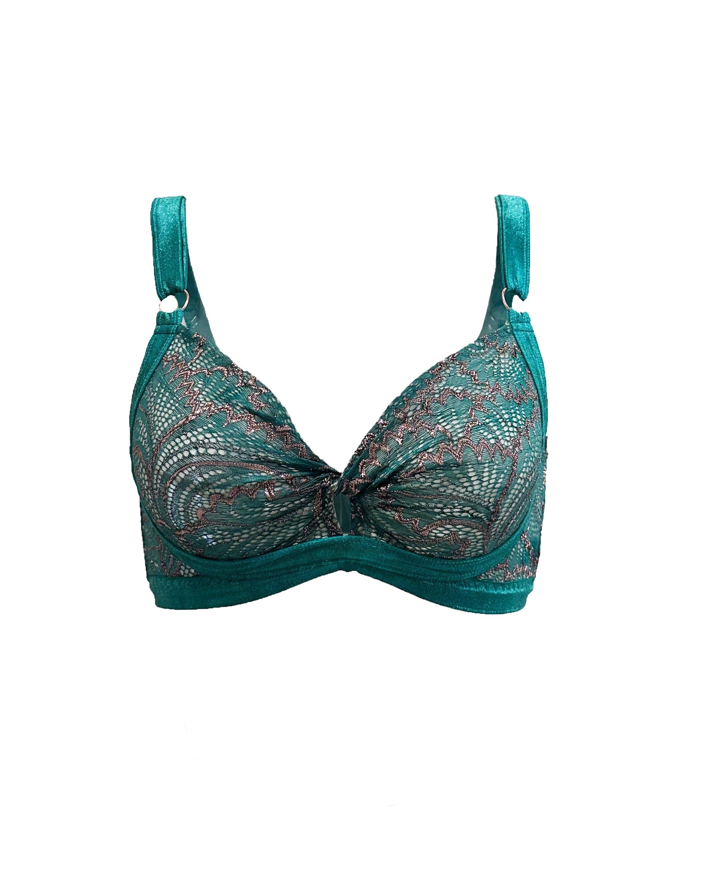 Carol Coelho Women's Green Twist & Shout Vintage Bralette