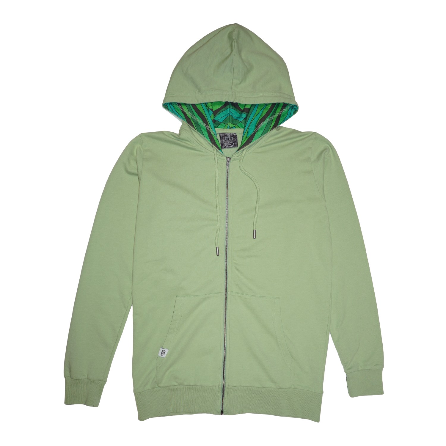 Mutanda Men’s Big Gorilla Zip Hoody - Fair Green XXL That Gorilla Brand