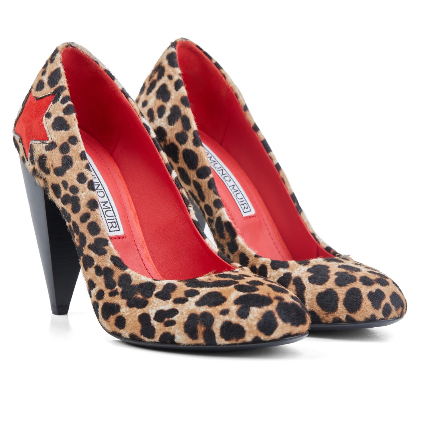 Women’s Neutrals / Black / Brown India Leopard Print Pumps 5 Uk Rosamund Muir London