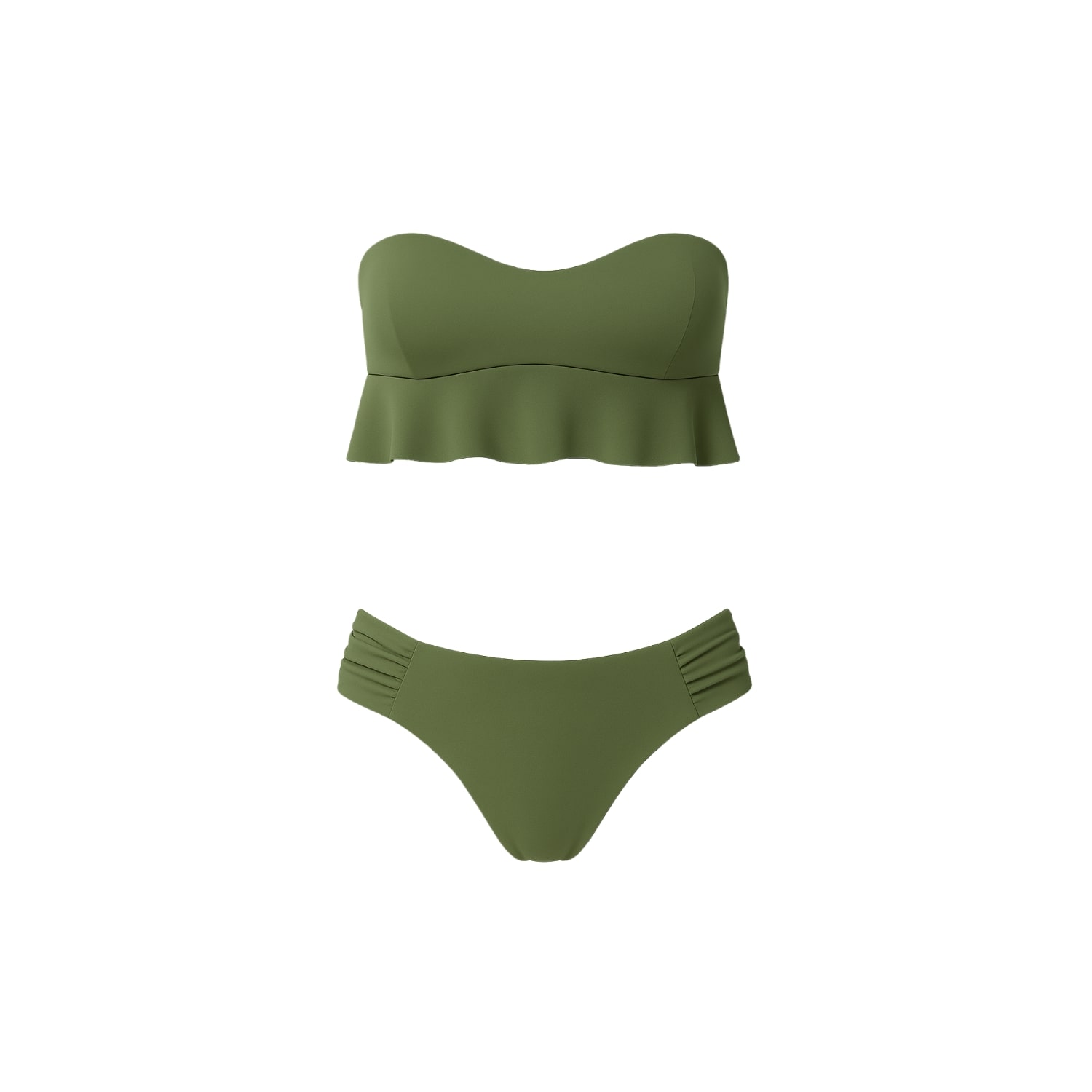 Rêve De Rive Women's Isabella Green Bikini Set In Green