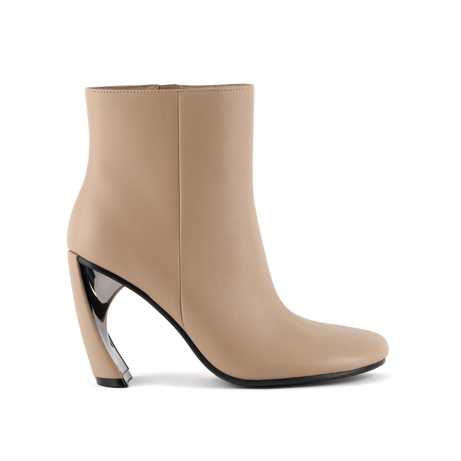 United Nude Women's Neutrals Zuma Bootie Hi - Timeless Taupe In Black