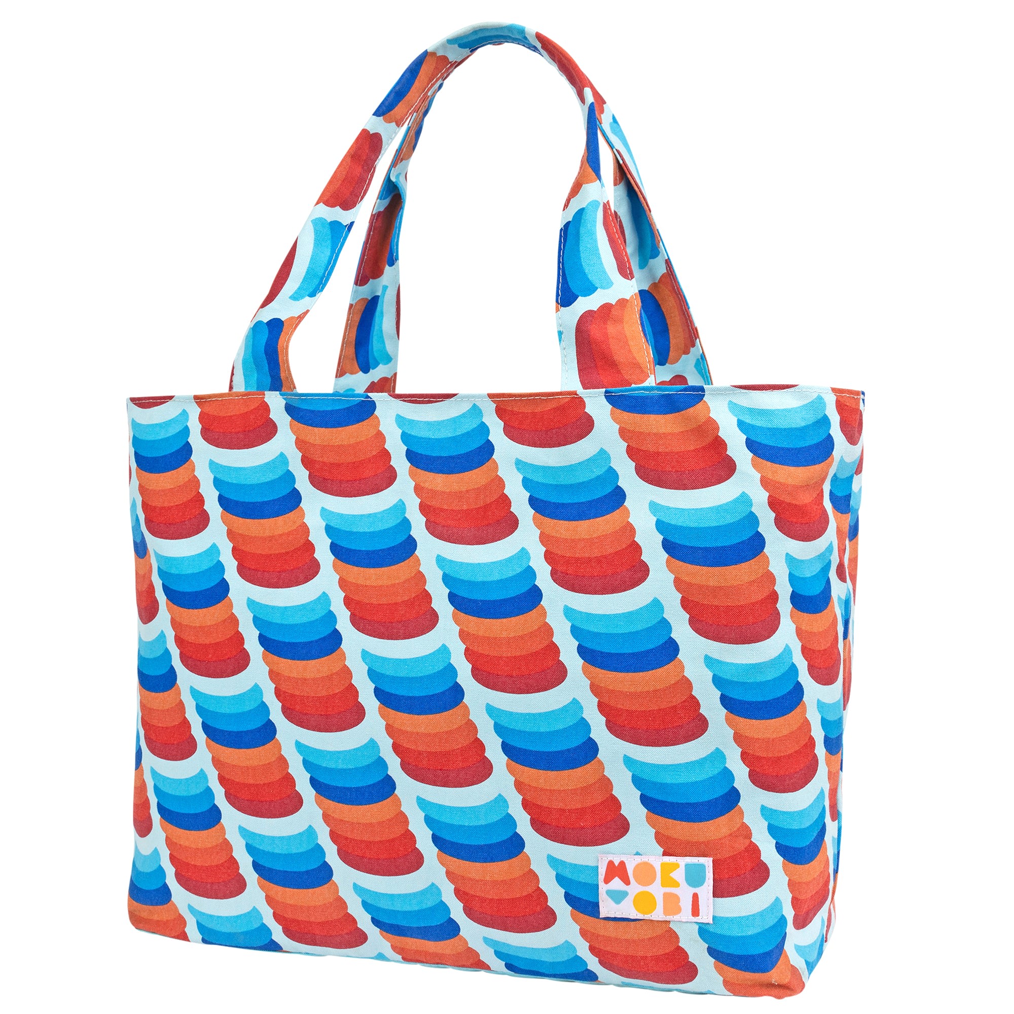 MOKUYOBI WOMEN'S BLUE / RED LEVEL UP PERFECT TOTE