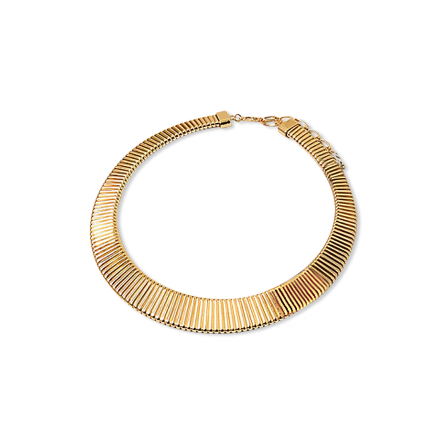 Women’s Gold Plated Cobra Collar Necklace Michael Nash Jewelry