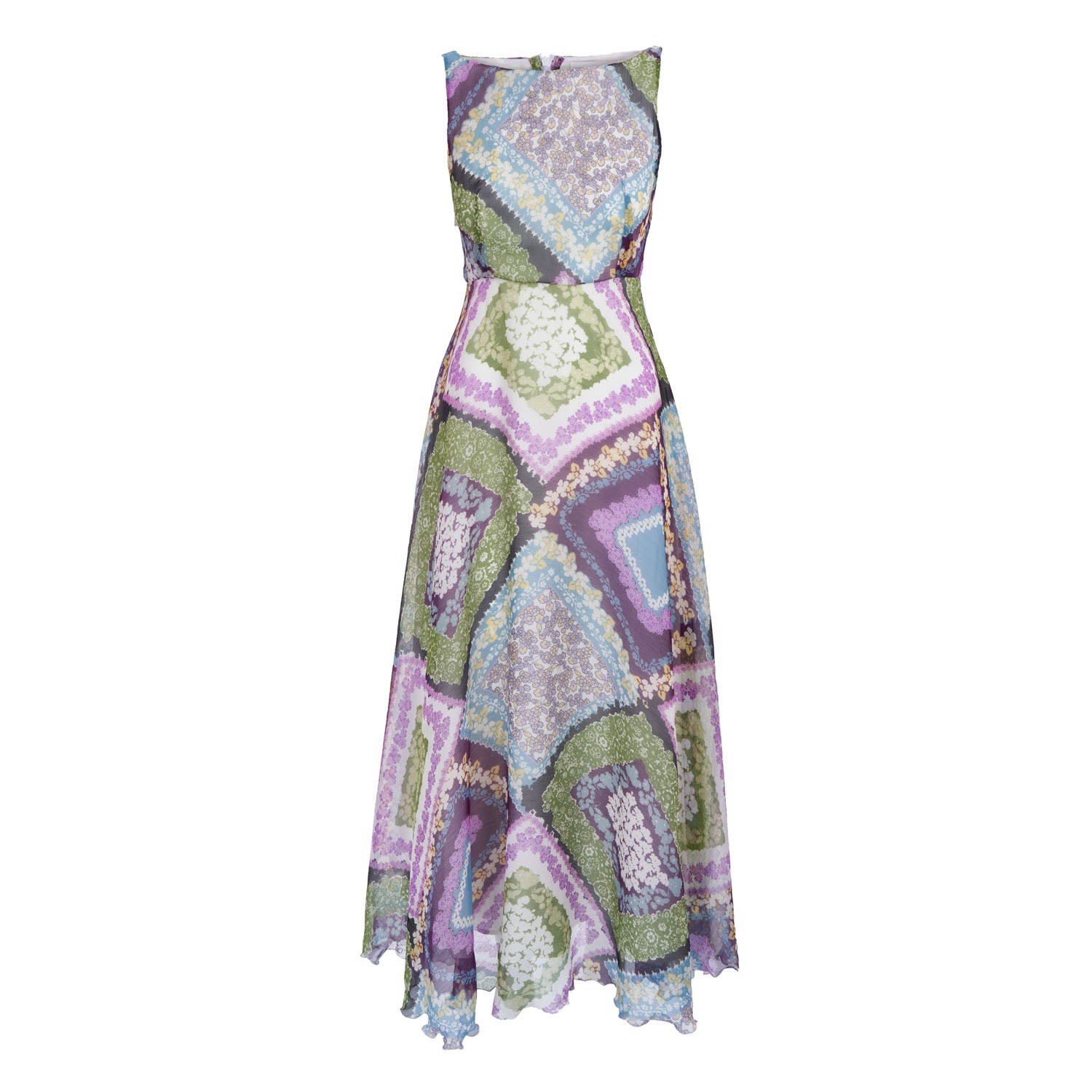 Women’s Multi-Color Silk Dress Small Sofia Tsereteli