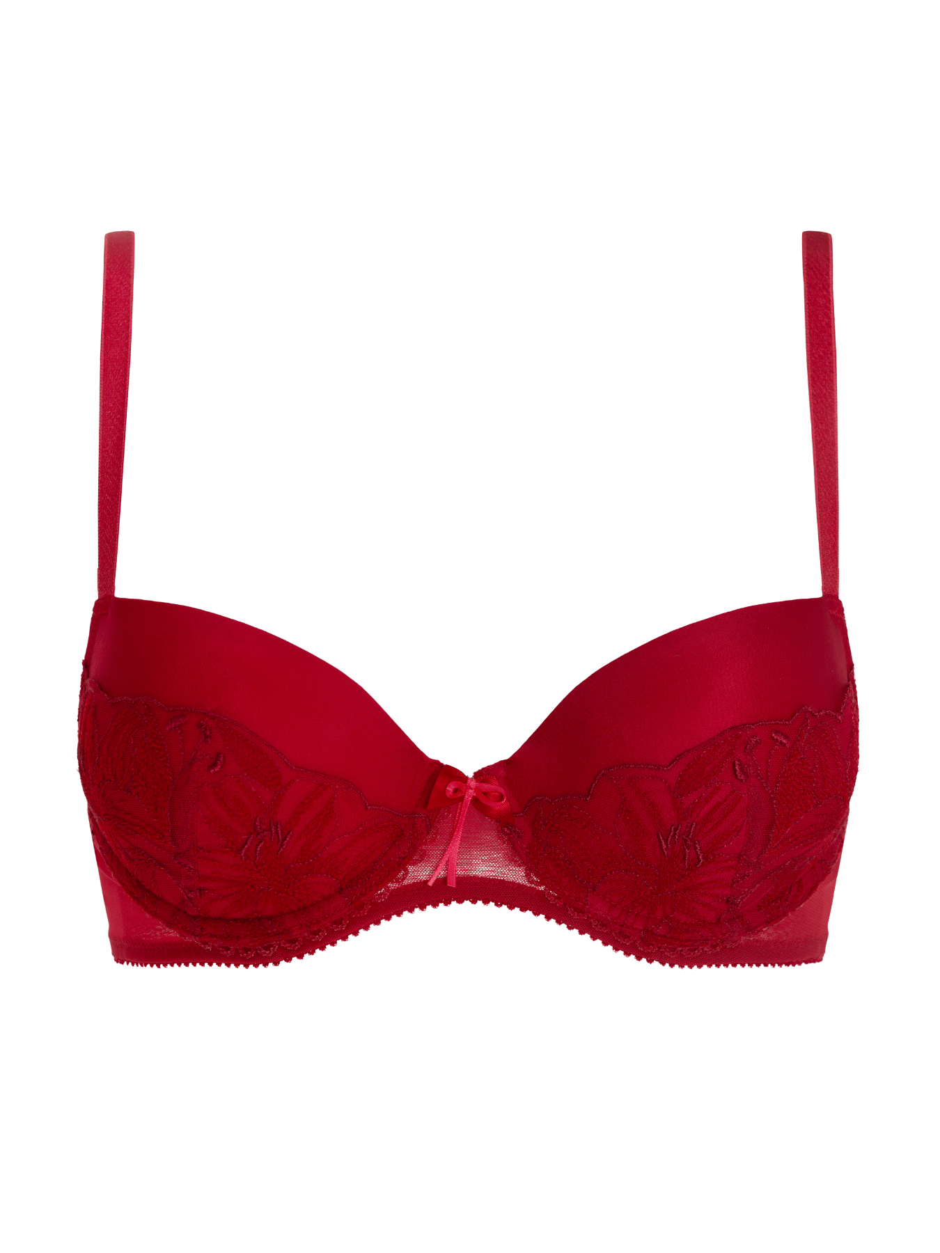 Women’s Red Glory Push-Up Bra 32B Bonbon Lingerie