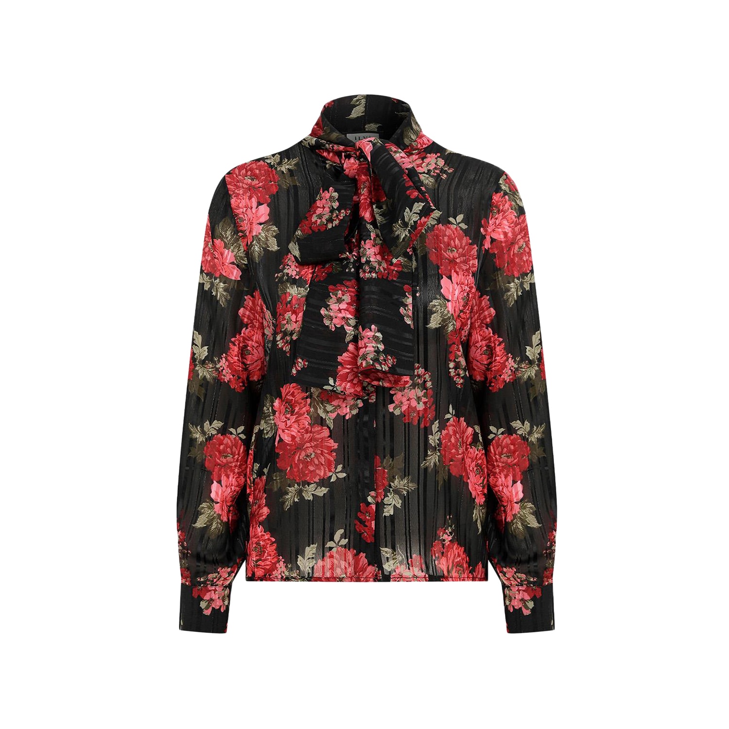 Ilvi Black / Red Ochoa Black-red Women's Shirt In Black/red